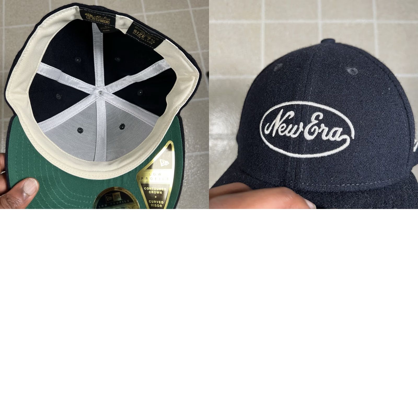New Era NEW ERA 59FIFTY Hat Retro Wool Crown Size 7 3/8 Blue Men Baseball Cap 70th Anniversary Crown Wool Retro 7 3/8 Mens Size ONE SIZE - 8 Thumbnail