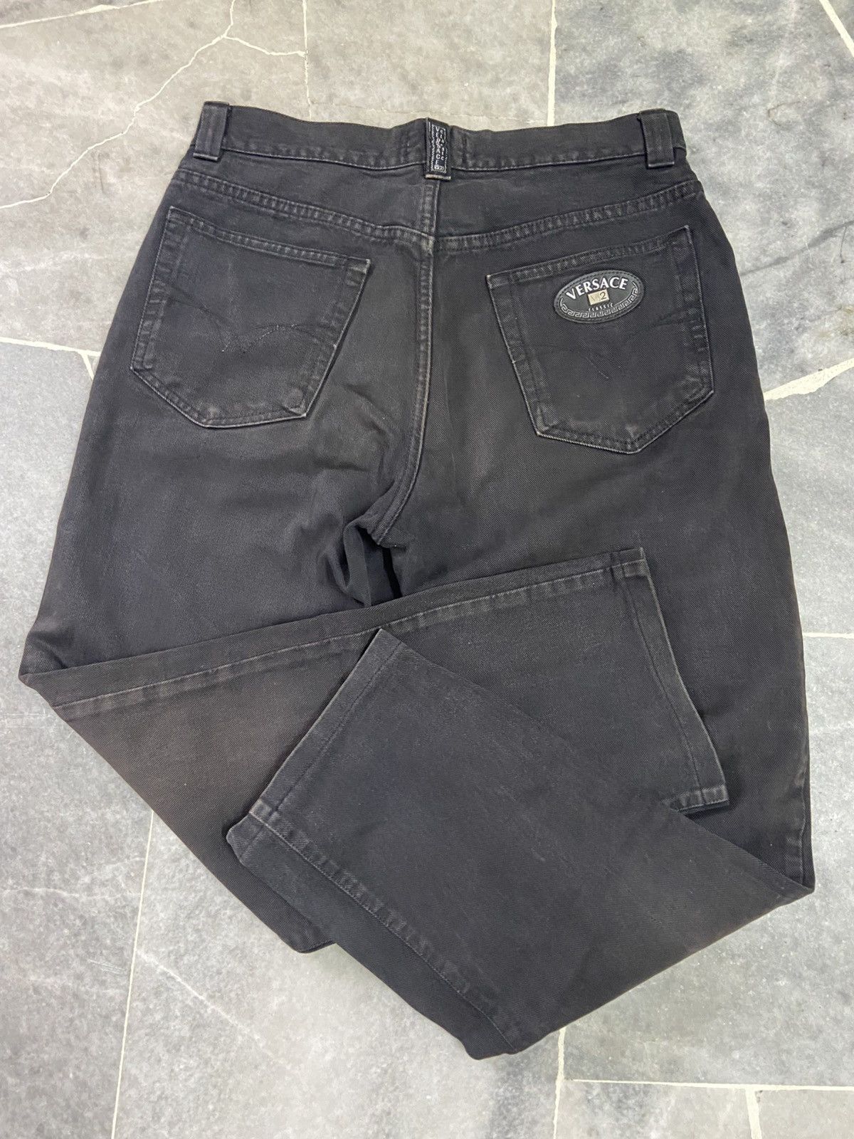 Versace Jeans Couture Vintage Versace Classic V2 Black denim jeans Size US 32 / EU 48 - 5 Thumbnail