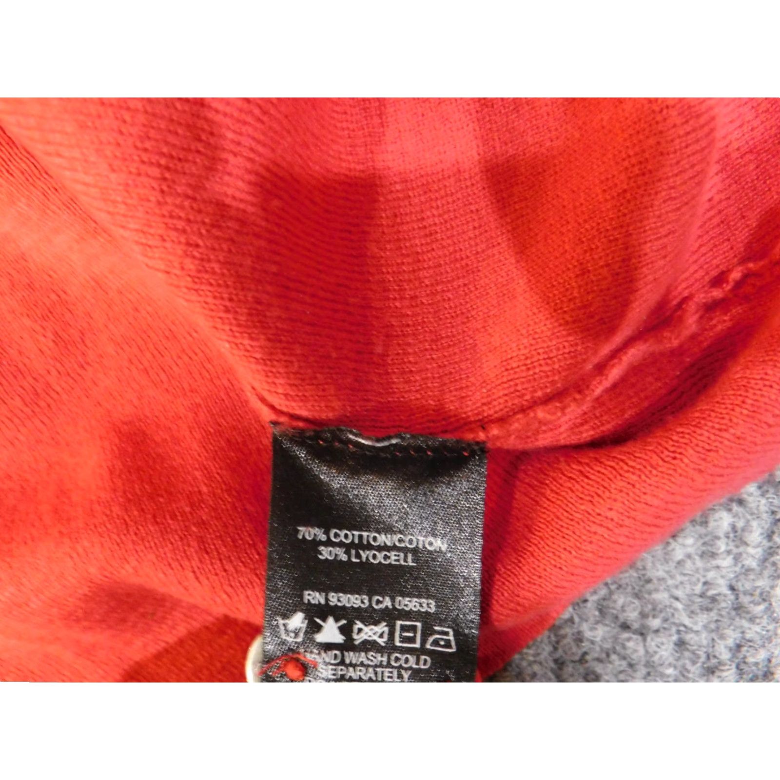 Vintage Zoe Sweater Cardigan Red Knit V-Neck Button Long Sleeve Womens L Cotton Stretch Modern Regular Size L / US 10 / IT 46 - 6 Thumbnail
