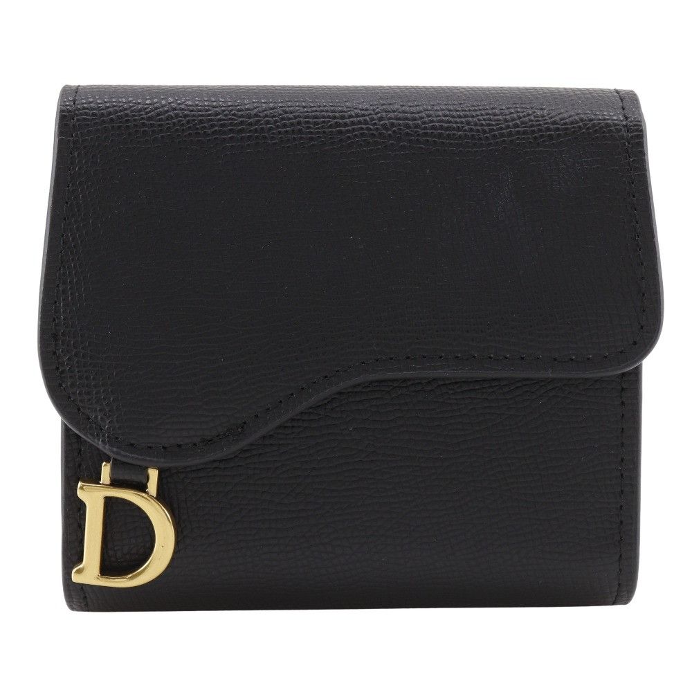 Dior Dior Dior Compact Wallet Calf Compact Wallet Leather Short Wallet DUTY FREE for USA Size ONE SIZE - 1 Thumbnail
