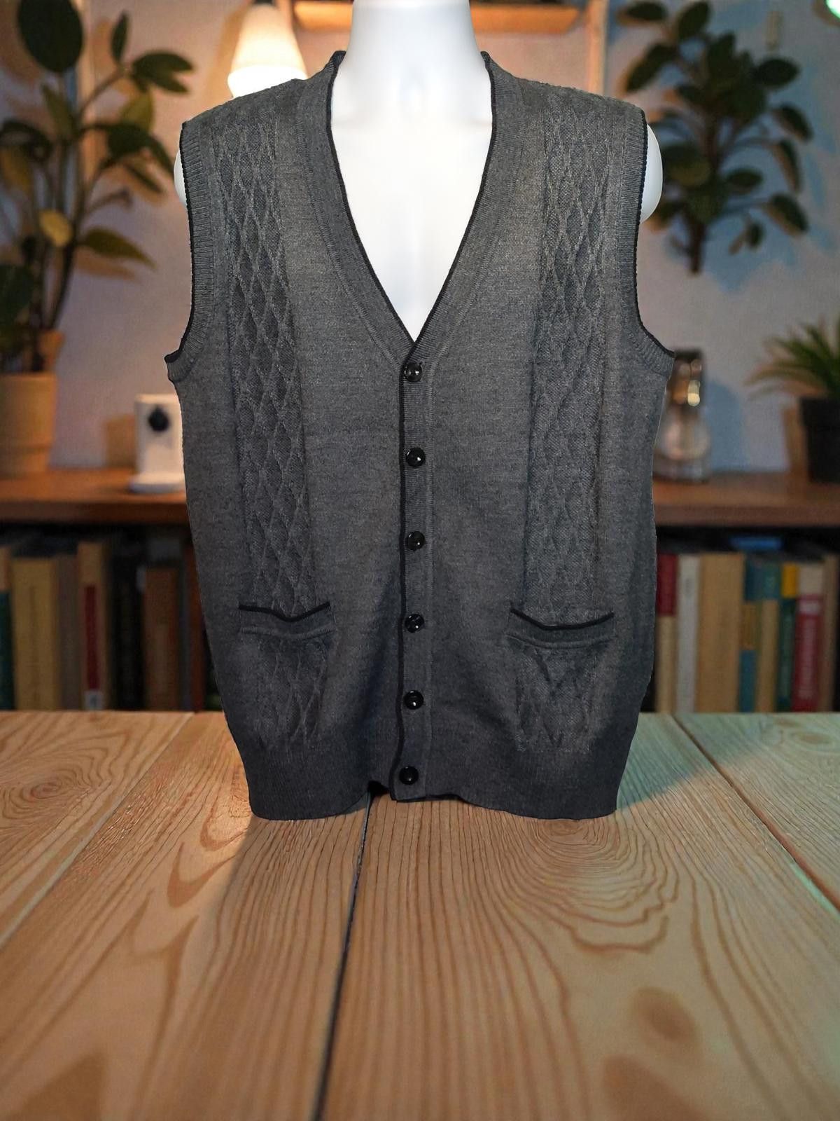 Other Zicac XL Knit Sweater Vest in Gray Size US XL / EU 56 / 4 - 3 Thumbnail