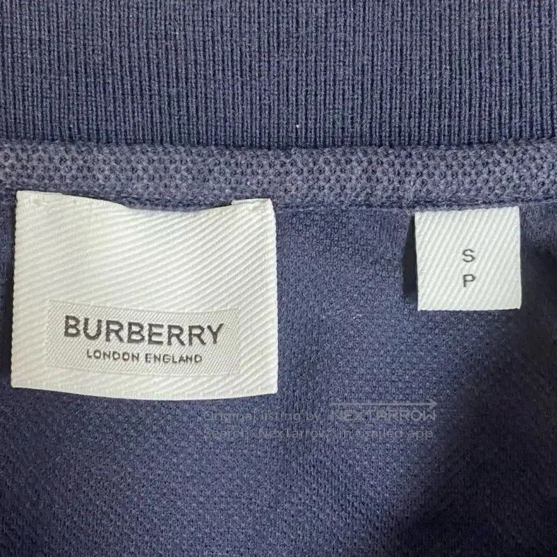 Burberry Burberry Short Sleeve Navy Cotton Polo. Size US S / EU 44-46 / 1 - 4 Thumbnail