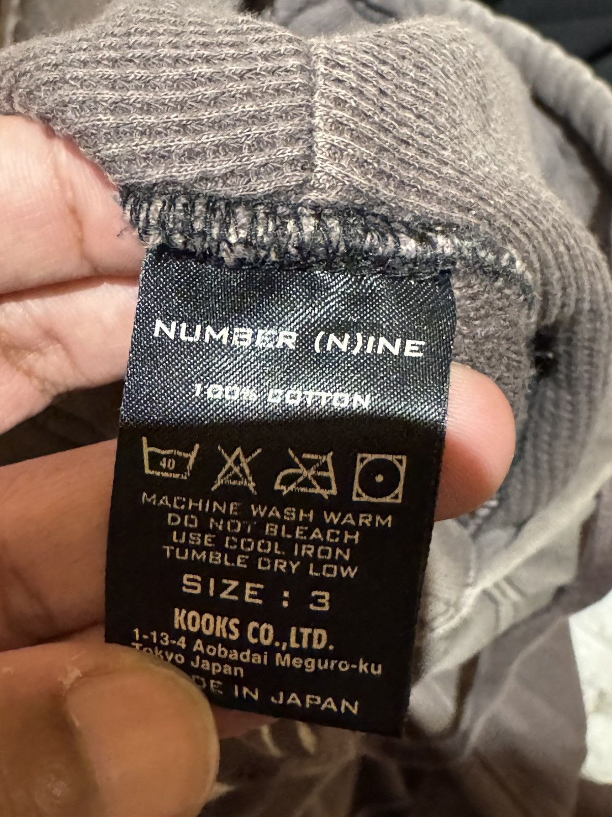 Number (N)ine Number nine Size US M / EU 48-50 / 2 - 3 Thumbnail
