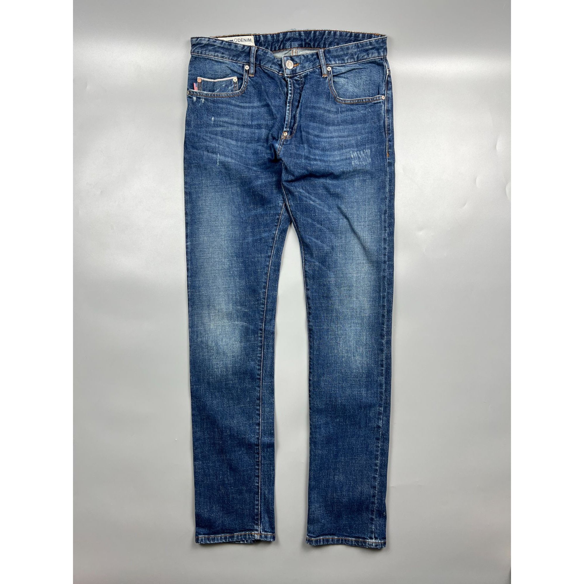 Other Blauer Skinny Selvedge Denim Jeans Pants (Y0969) Size US 33 - 1 Thumbnail