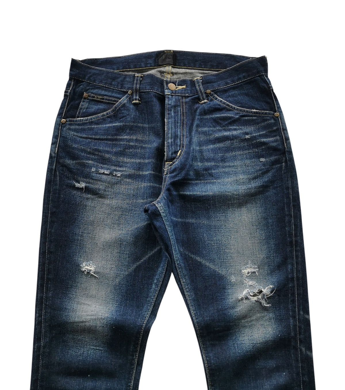 Lee Lee × nano universe Distressed Jeans Cat Whisker 32 Size US 32 / EU 48 - 5 Thumbnail