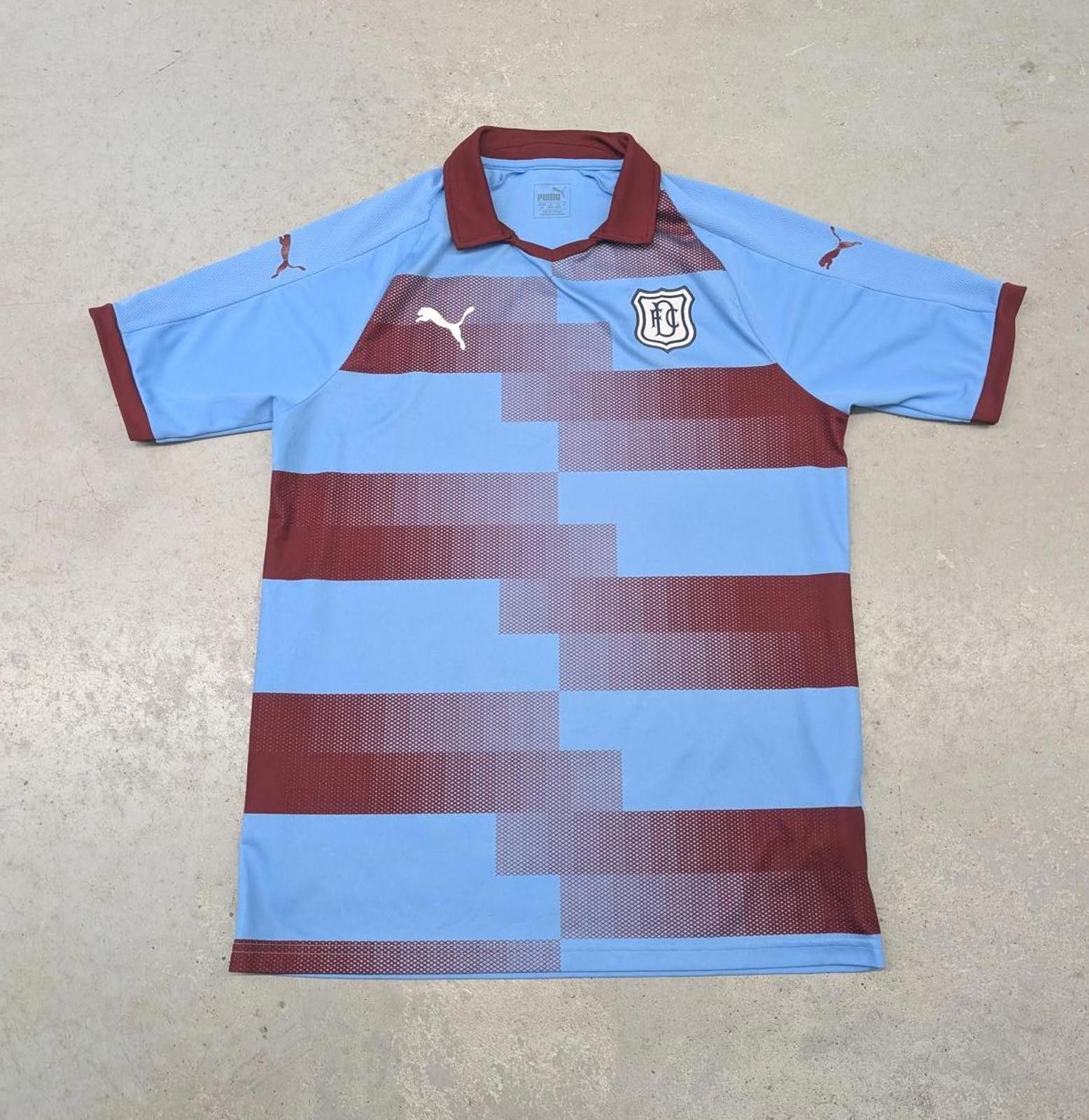 Puma Puma 2018-2019 Dundee FC Away Blue and Red Soccer Jersey Size US L / EU 52-54 / 3 - 1 Thumbnail