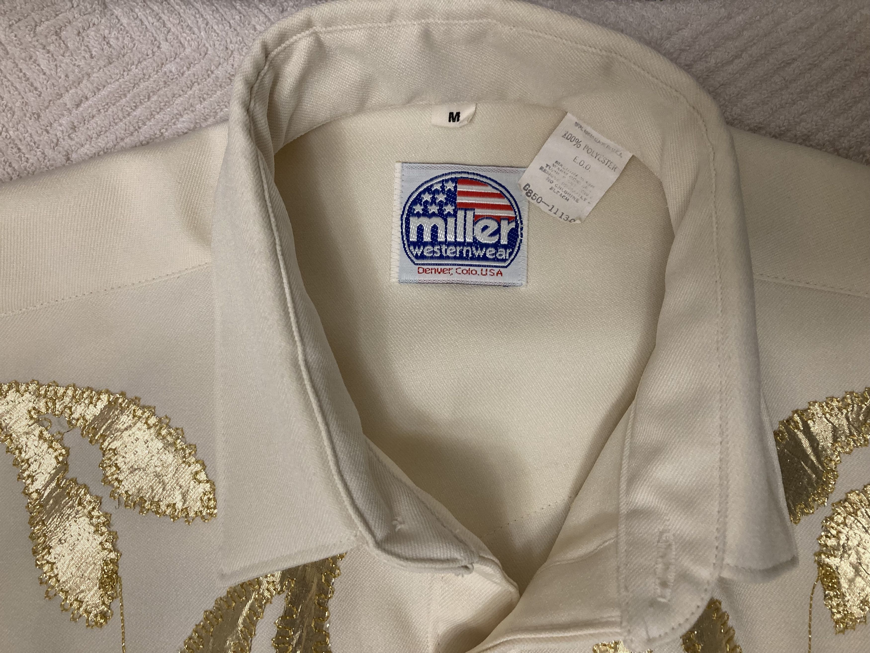 Cowboy Equipment × Vintage Vintage Miller Western Wear Cowboy Peal Snap Shirt Size US M / EU 48-50 / 2 - 3 Thumbnail