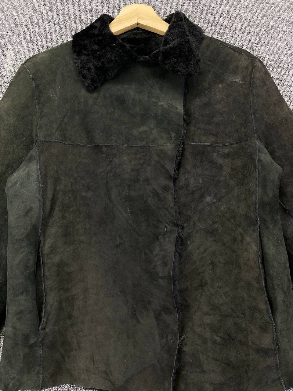 Leather Vintage Joseph Faux Fur Lamb Skin Leather Jacket Size M / US 6-8 / IT 42-44 - 5 Thumbnail