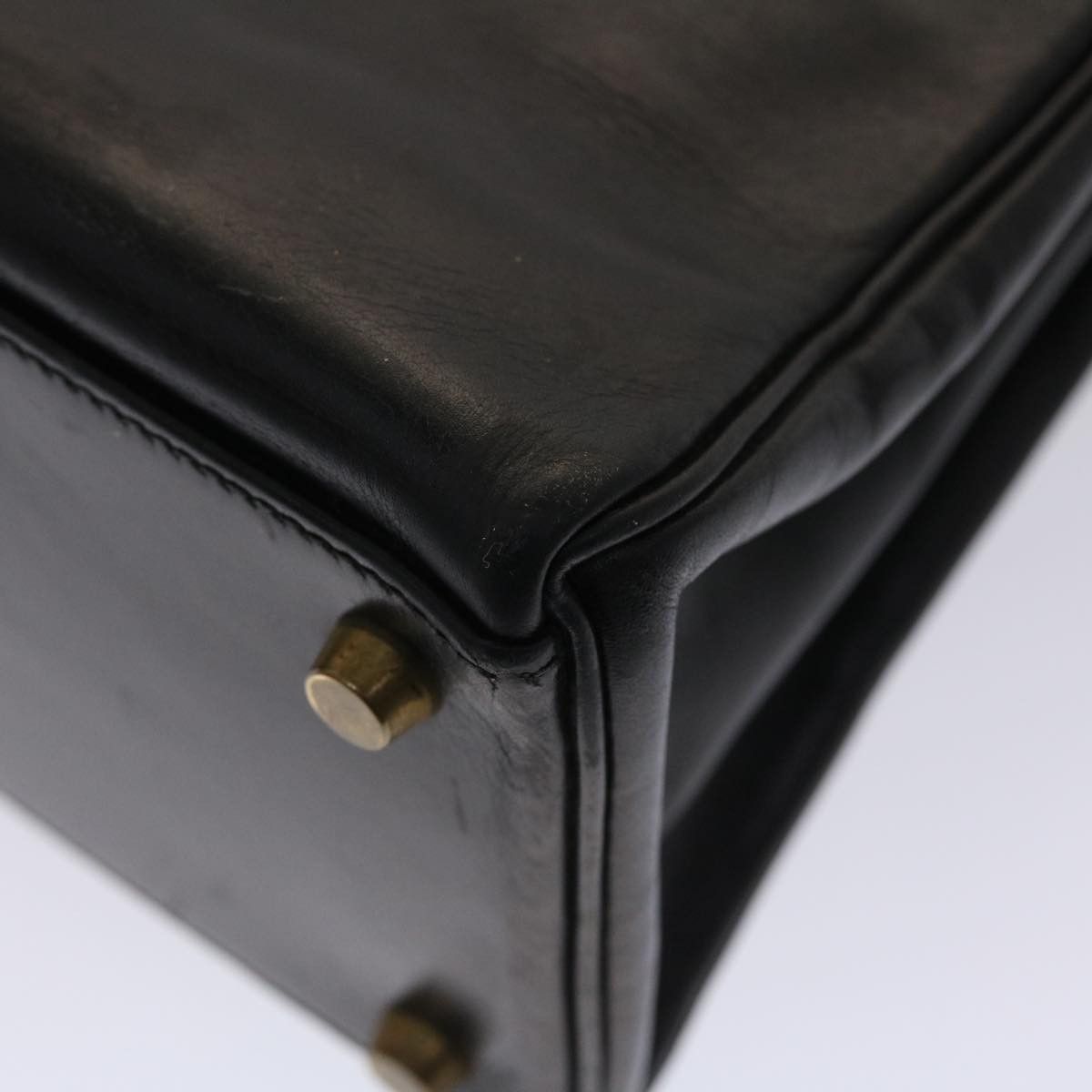 Hermes HERMES Kelly 32 Hand Bag Leather Black Size ONE SIZE - 14 Thumbnail