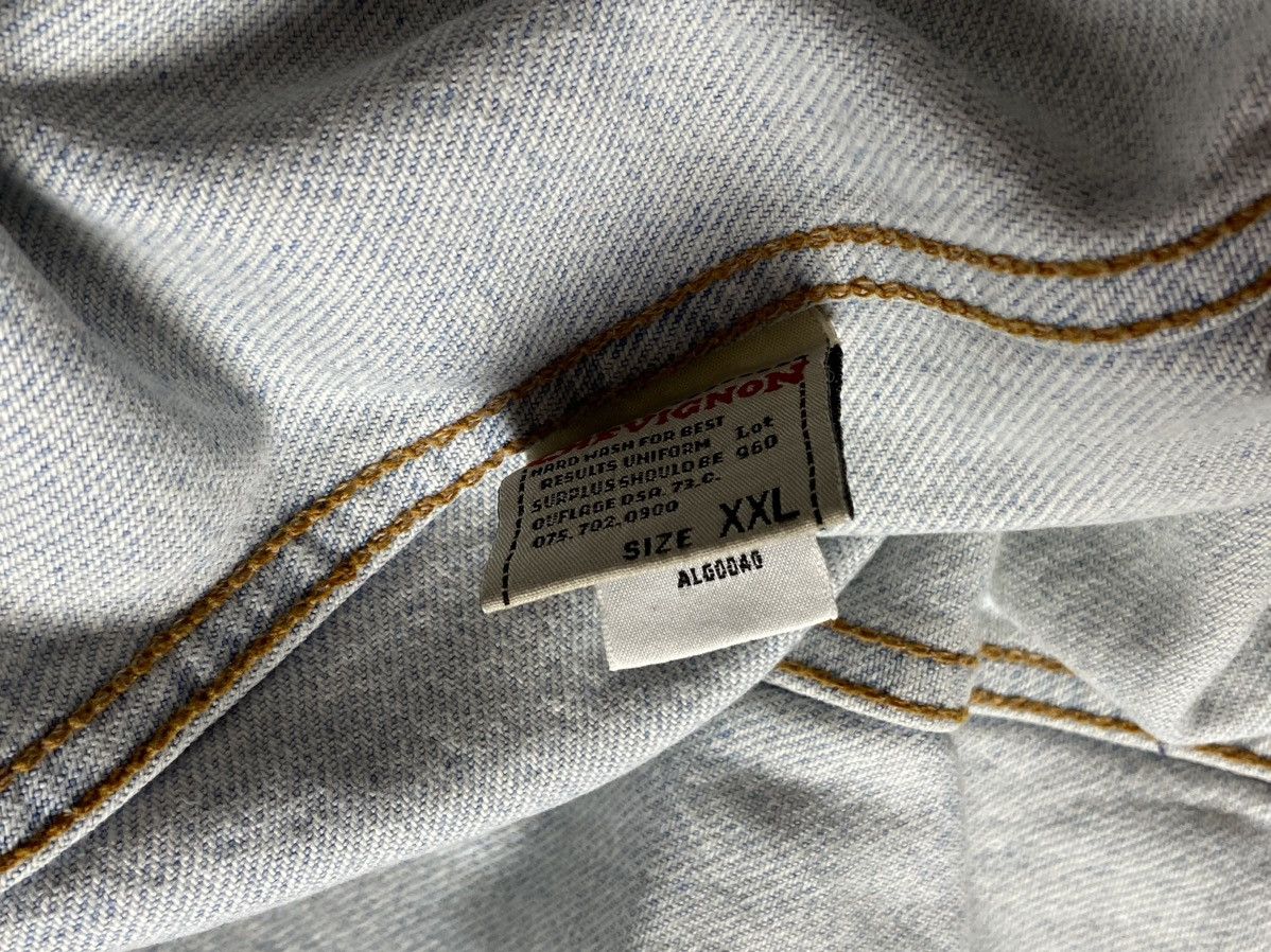 Chevignon Vintage Chevignon 90s Rare Denim Jacket Avant Gard fits XL Size US XL / EU 56 / 4 - 7 Thumbnail