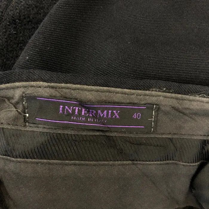 Other Vtg INTERMIX Made In ITALY Minimalist Black Casual Pant Size 32" / US 10 / IT 46 - 5 Thumbnail
