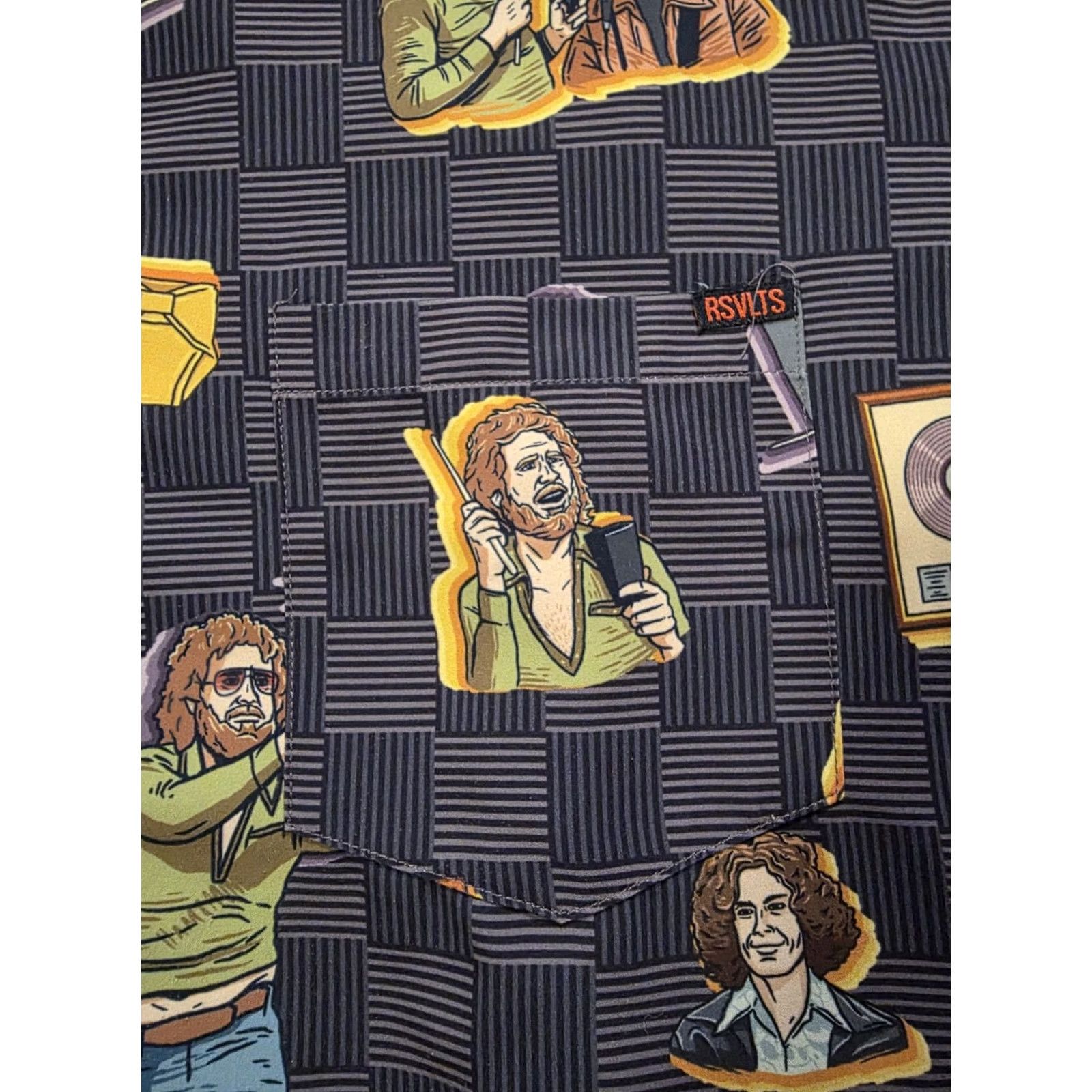 Olive RSVLTS x Saturday Night Live SNL More Cowbell Button Down Shirt Funny Casual XL Size US XL / EU 56 / 4 - 4 Thumbnail