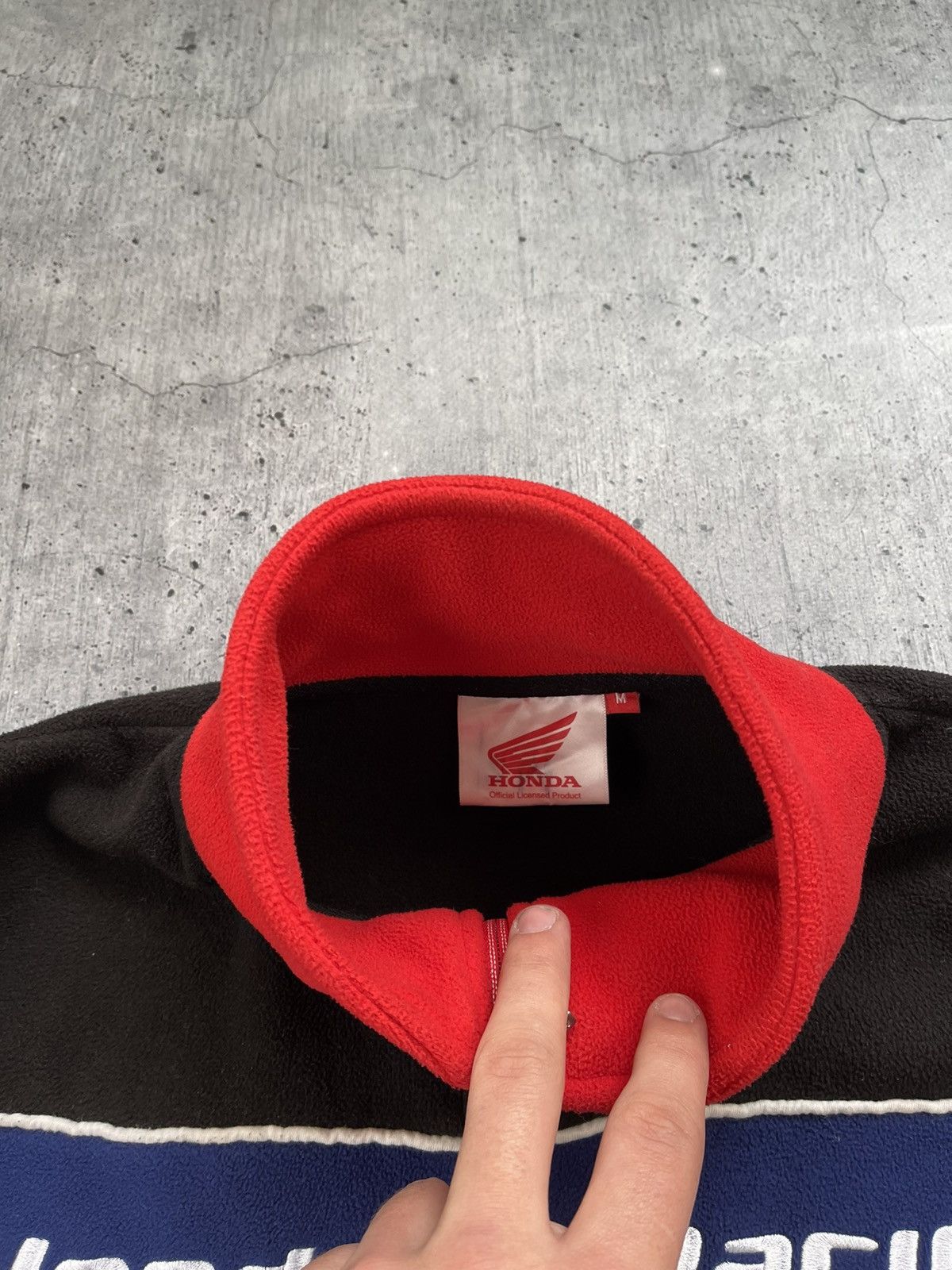 Honda × Vintage Vintage Honda Racing Fleece Zip Jacket Size US M / EU 48-50 / 2 - 6 Thumbnail