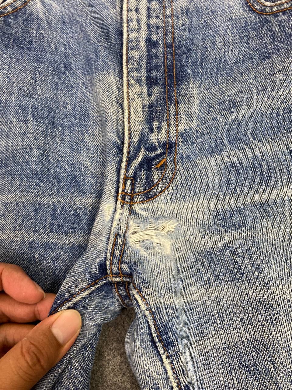 Japanese Brand gl heart bootcut distressed denim nice design Size US 31 - 9 Thumbnail