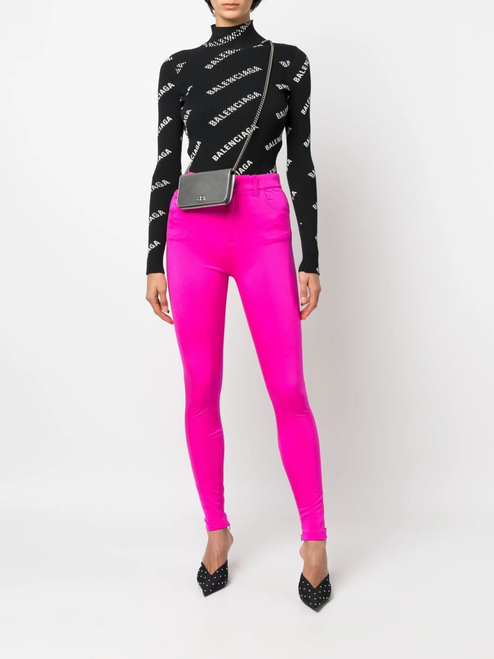 Balenciaga o1y0625 Casual Pant in Fuchsia Size 28" / US 6 / IT 42 - 5 Thumbnail