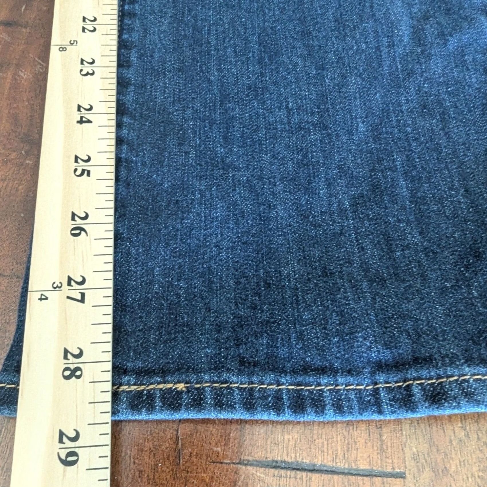 Levi's Levi's 505 Straight Jeans Womens 14W Dark Wash Denim Mid Rise 5-Pocket Button Zip Jeans Mens Women Girls? Size 36" / US 14 / IT 50 - 6 Thumbnail