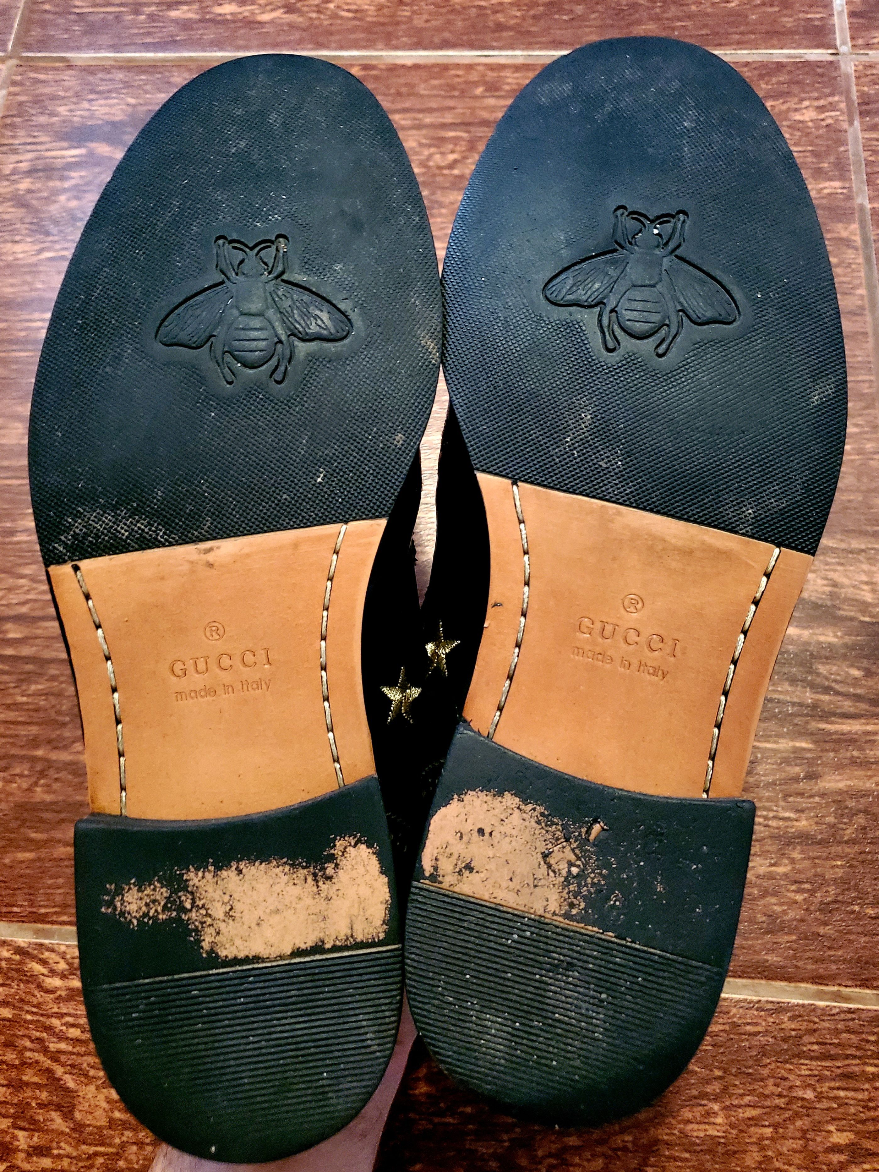 Gucci GUCCI Leather Embroidered Brogue Shoes perfect condition Size US 6.5 / EU 39-40 - 8 Thumbnail
