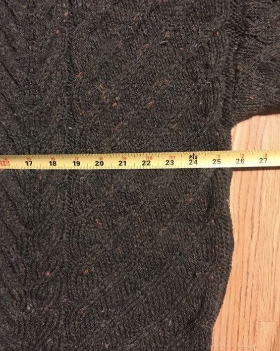 Lands' End Vintage Aran Wool Fishermans Sweater Mens L Green Lands End Size US L / EU 52-54 / 3 - 5 Thumbnail