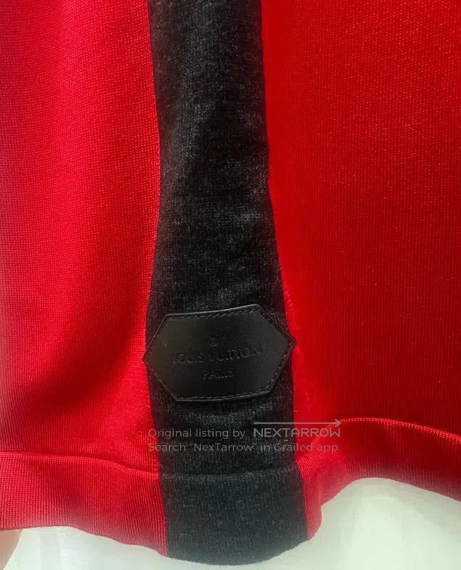 Louis Vuitton Louis Vuitton Red Silk Short Sleeve Dress . Size M / US 6-8 / IT 42-44 - 5 Thumbnail
