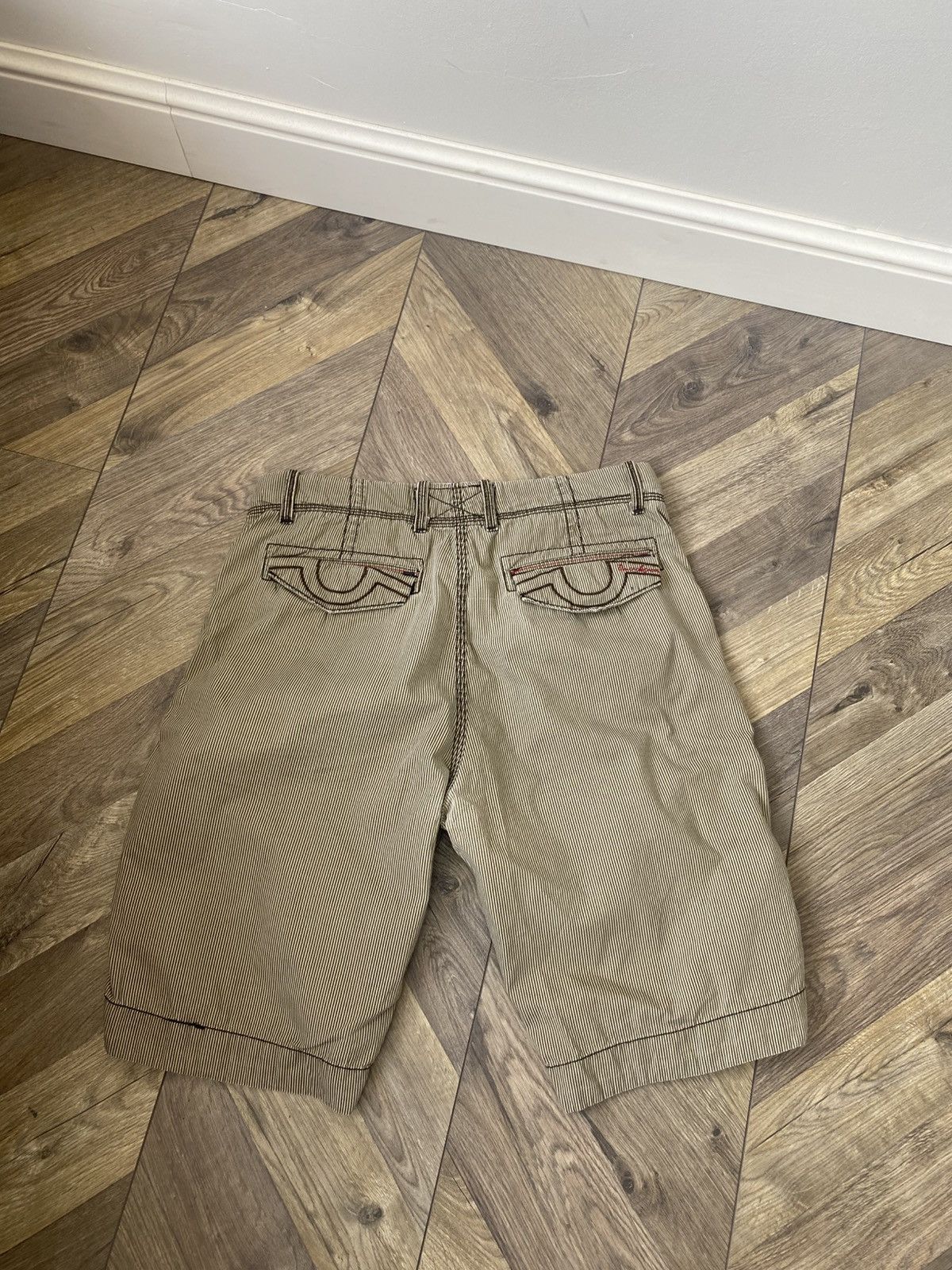 True Religion × Vintage Vintage True Religion Ricky Super T Checkerboard Shorts Size US 32 / EU 48 - 9 Thumbnail
