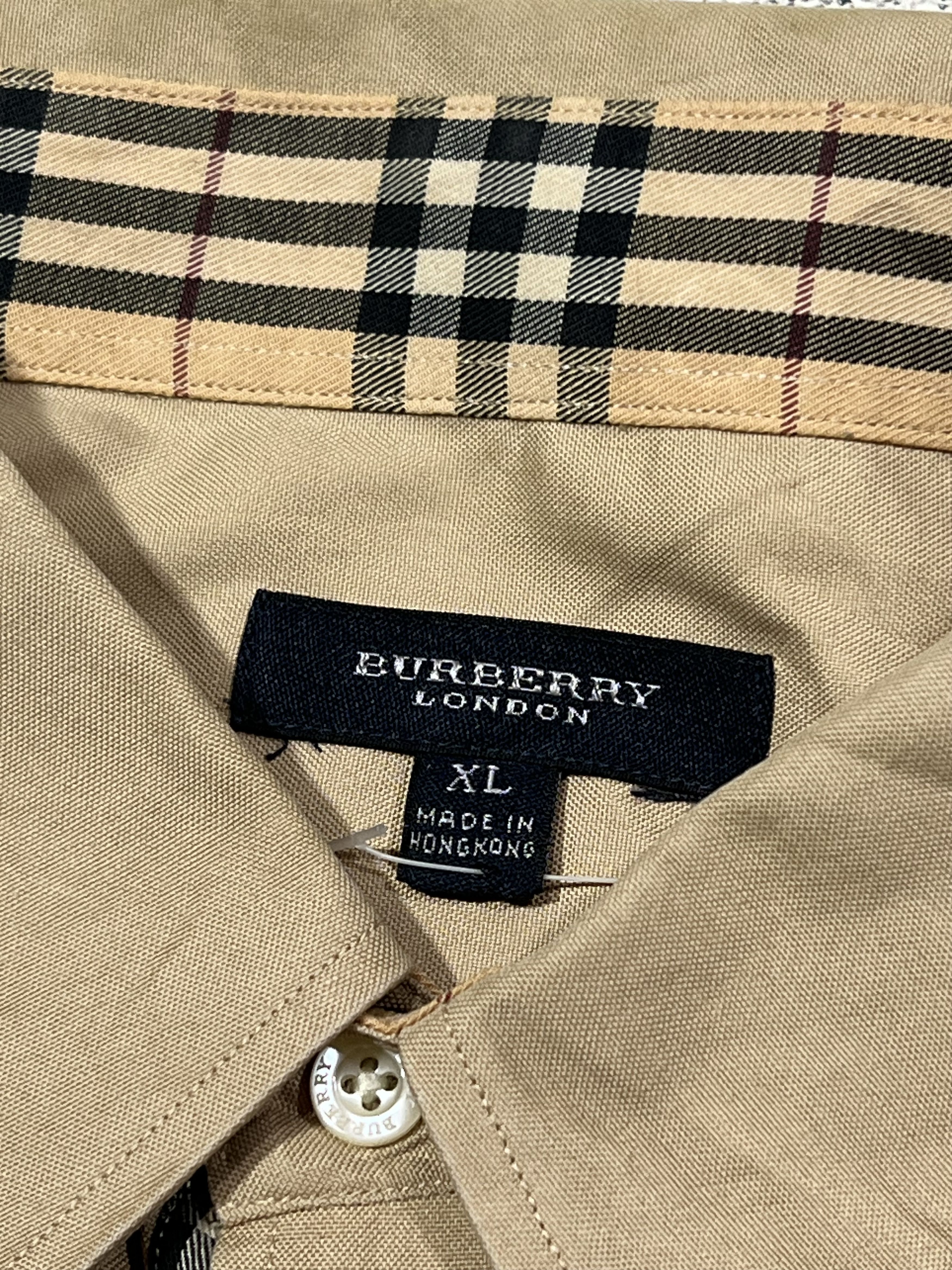 Burberry 2000s Archival Burberry Novacheck Pocket Longsleeve Shirt Size US XL / EU 56 / 4 - 6 Thumbnail