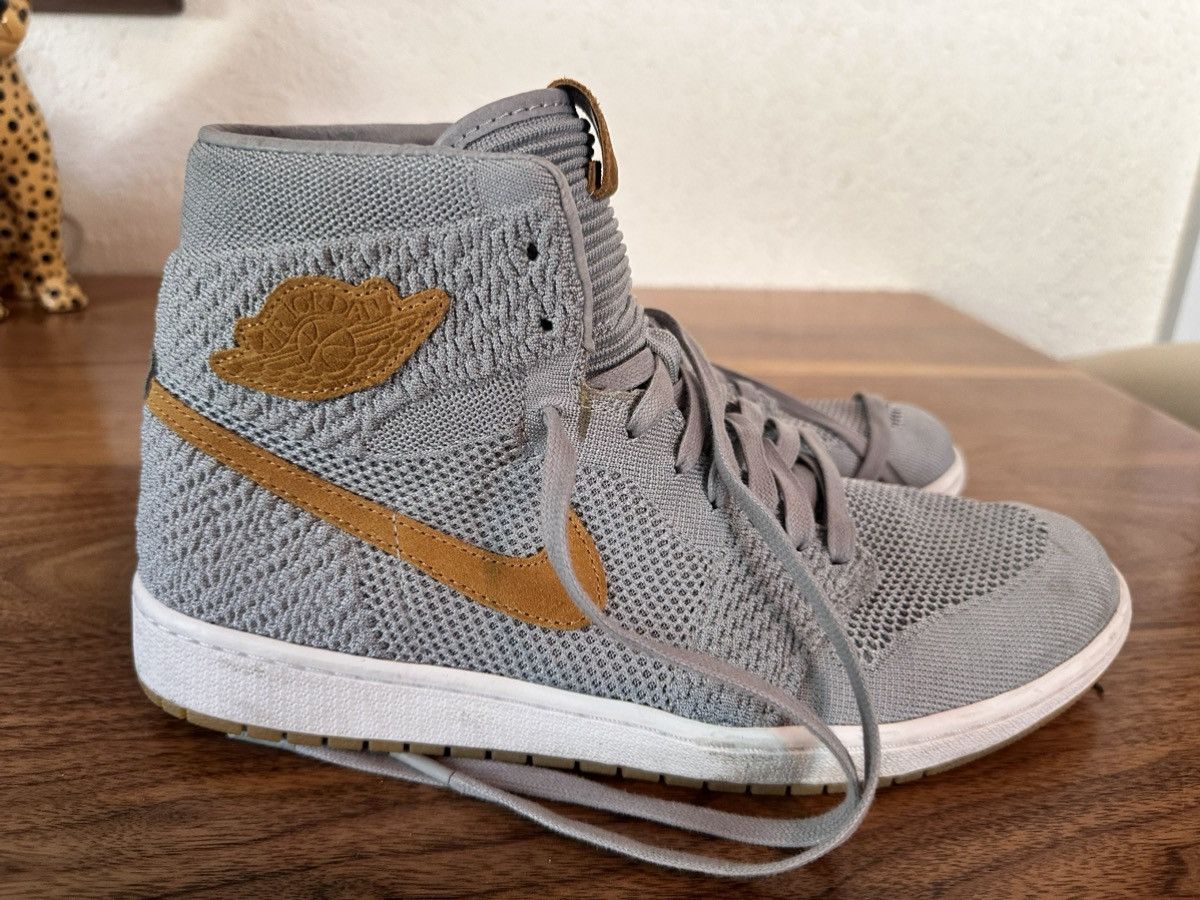Air Jordan Retro High OG Flyknit 'Wolf Grey'