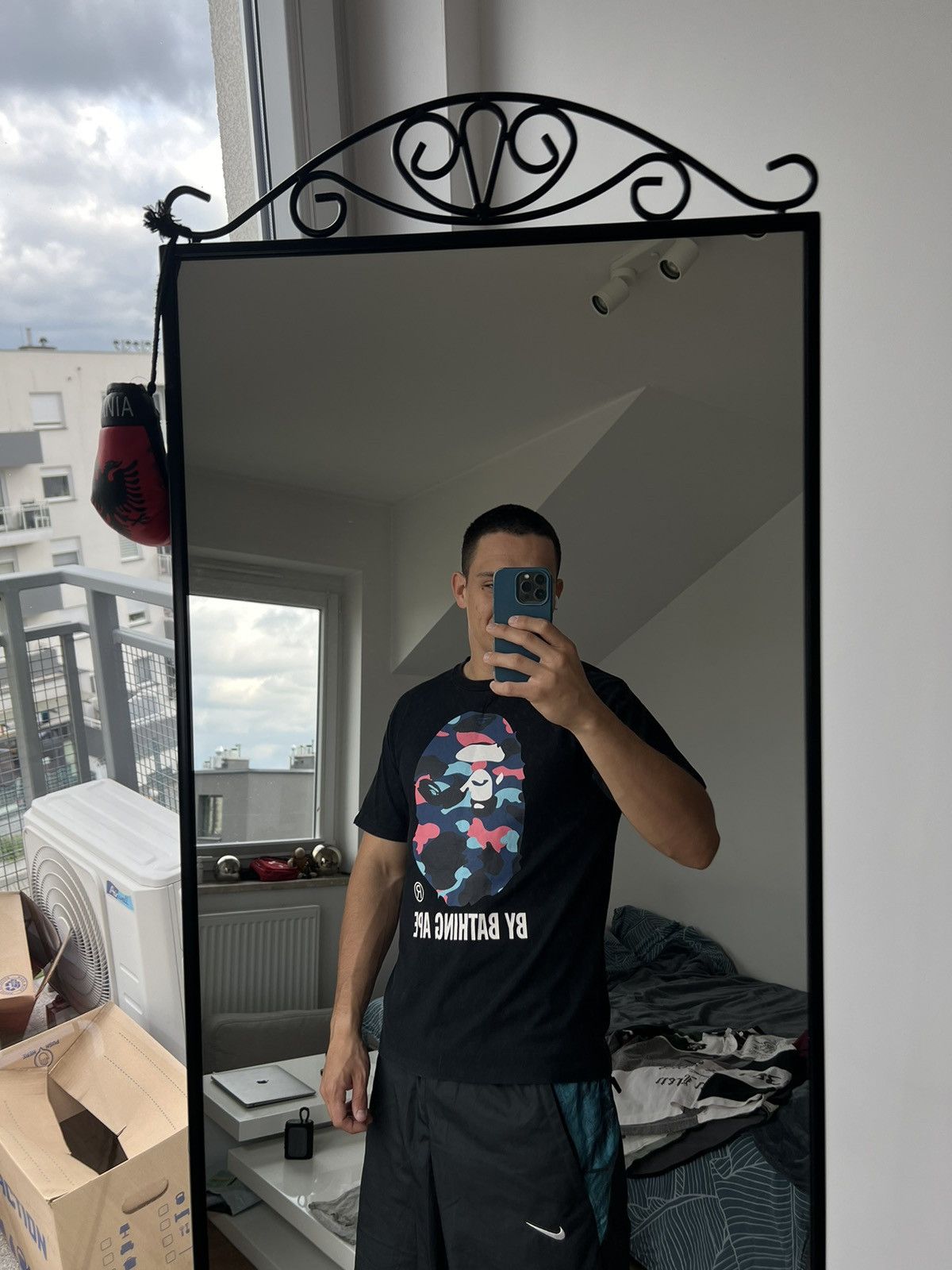 Bape BAPE CAMO HEAD COLLEGE TEE Size US M / EU 48-50 / 2 - 2 Thumbnail