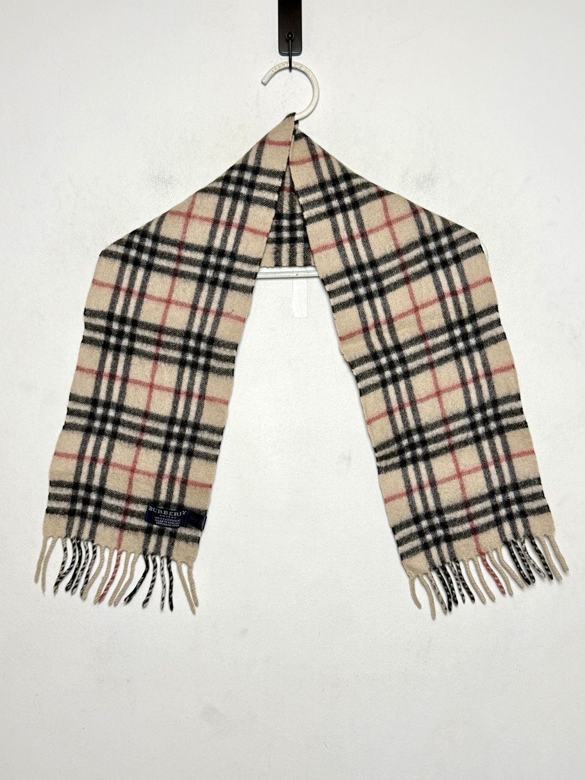 Burberry burberry cashmere nova check camel scarf Size ONE SIZE - 1 Thumbnail