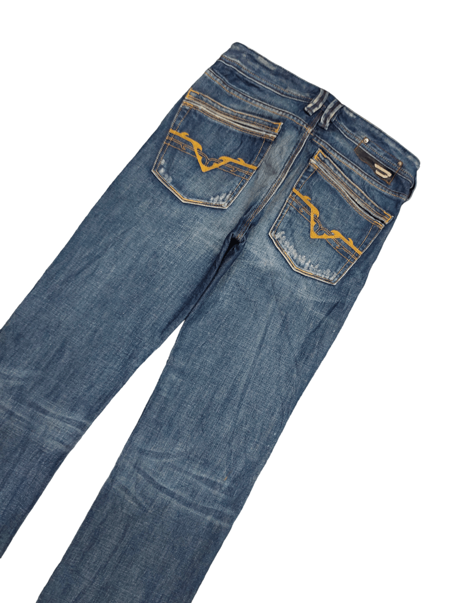 Diesel Vintage Diesel Distress Faded Clawmark Denim Jeans Size US 29 - 1 Thumbnail