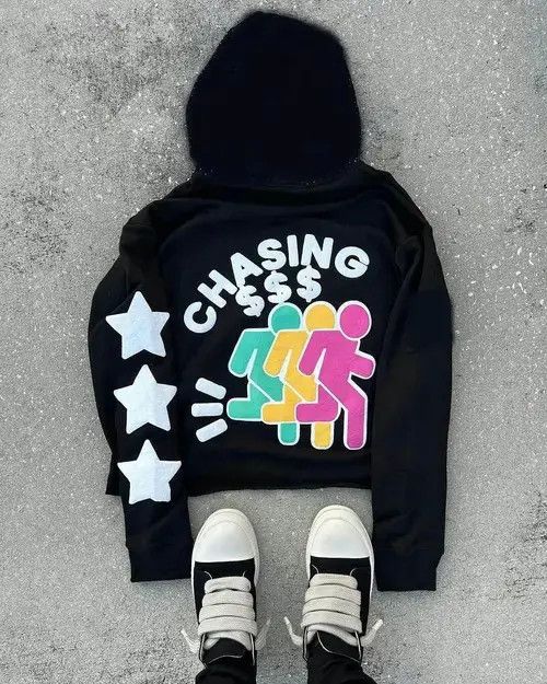 Other Y2K Chasing Money $$$ Streetwear Color Hoodie Size US L / EU 52-54 / 3 - 1 Thumbnail