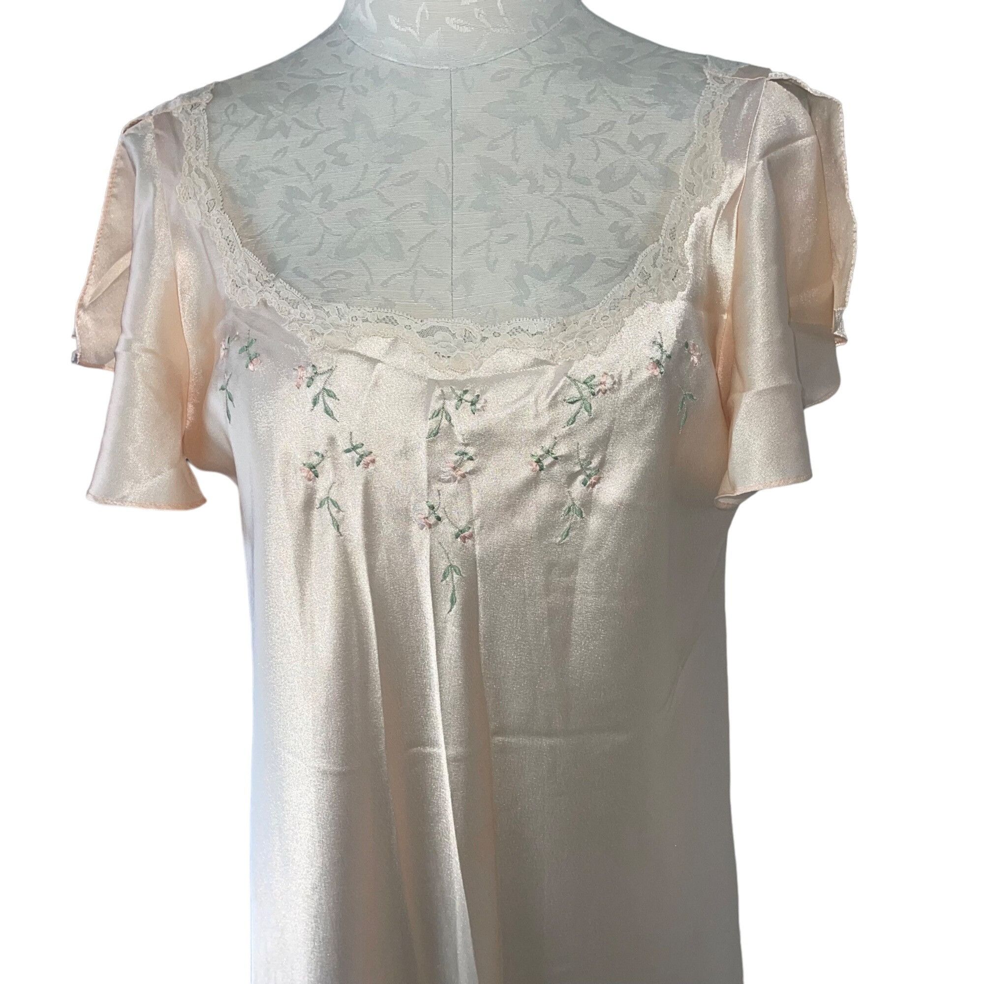 Vintage Eve Stillman Vintage Womens Nightgown Size Small Size S / US 4 / IT 40 - 9 Thumbnail