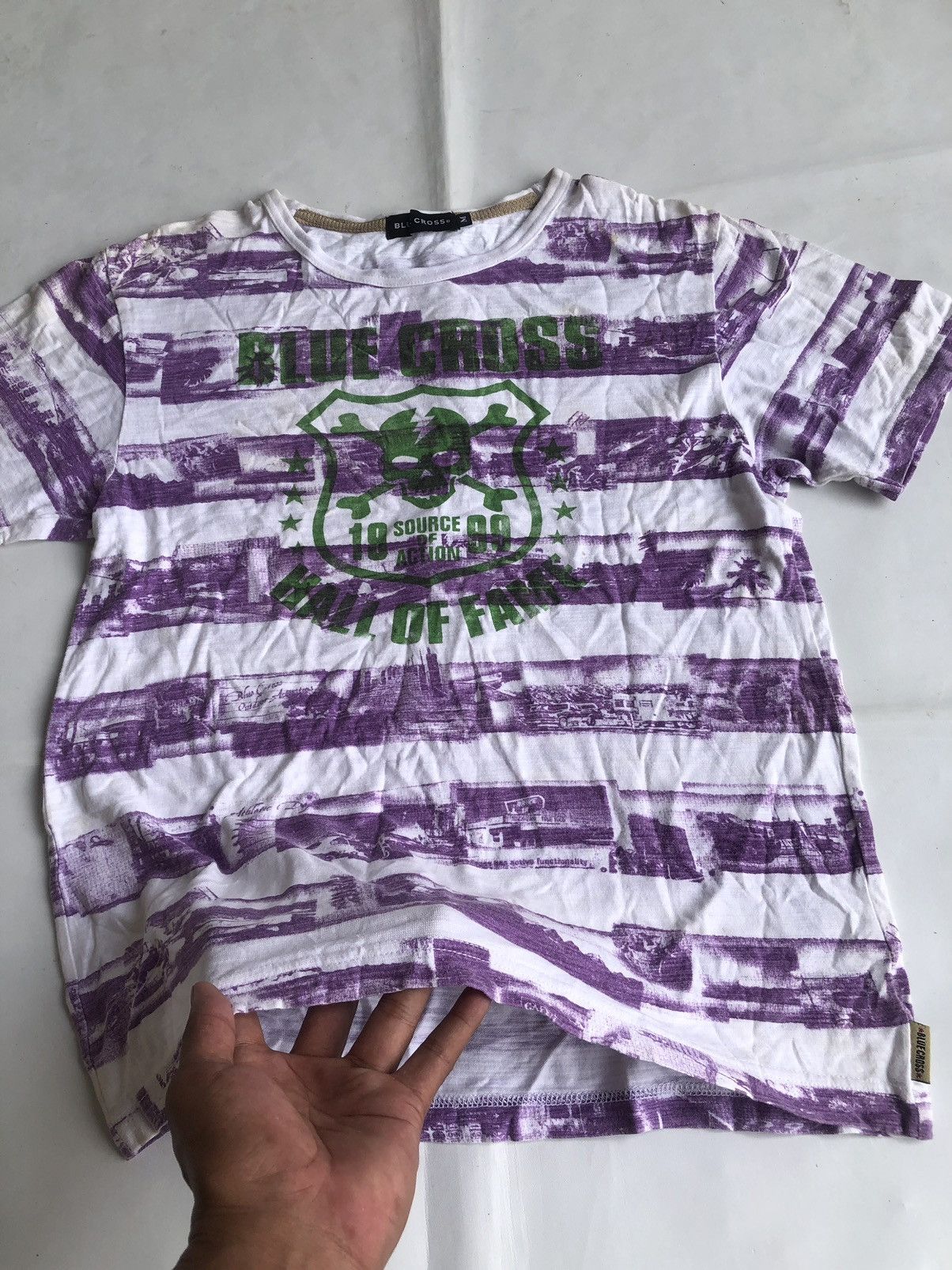 Hysteric Glamour Gothic Poem Blue Croos Skull Rock Punk Style Size US M / EU 48-50 / 2 - 2 Thumbnail