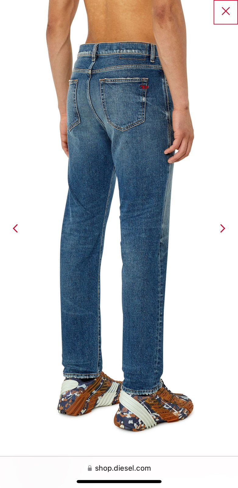 Diesel Diesel Regular Jeans 2020 D-Viker 007l1 Size US 31 - 6 Thumbnail