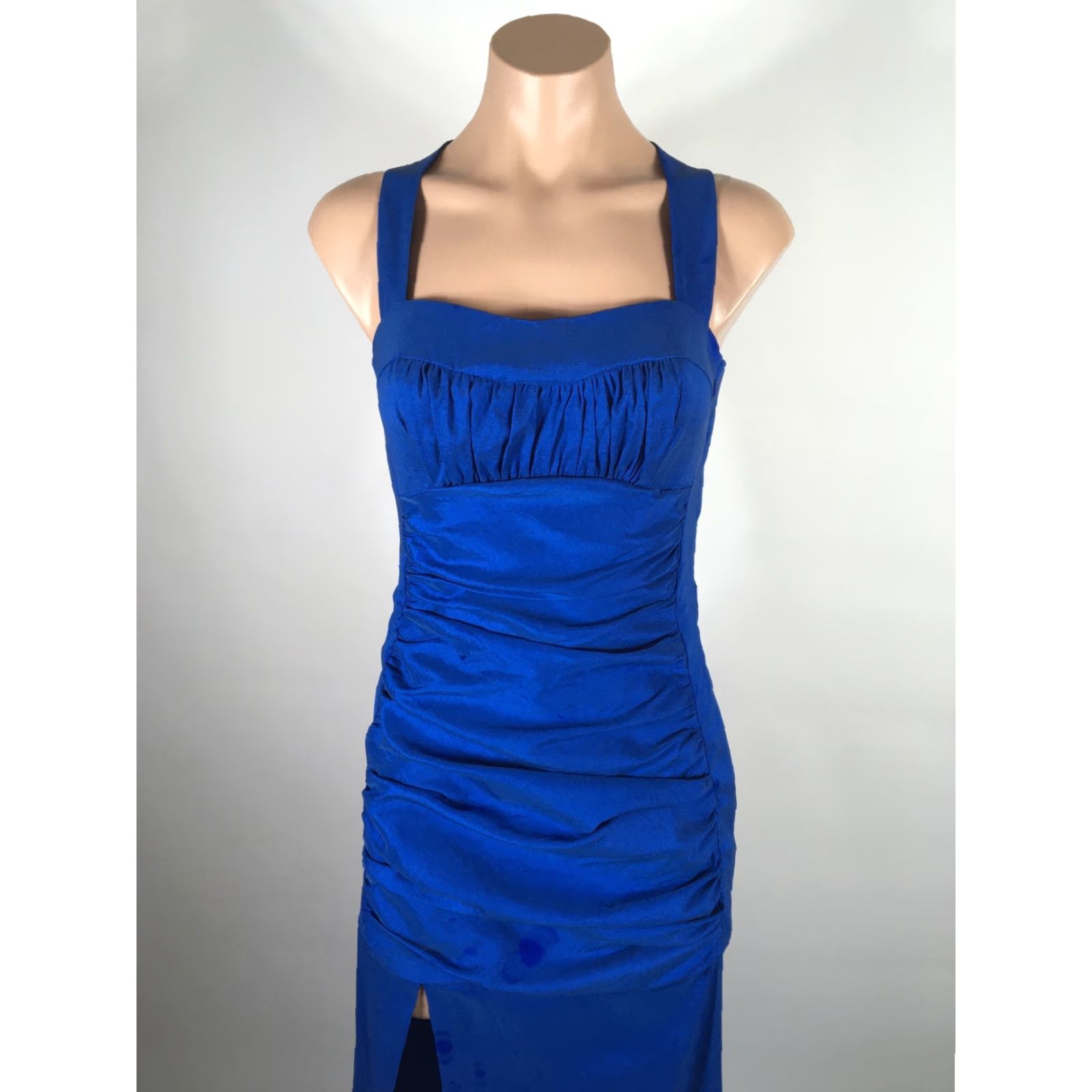 90s blue prom dress Blue/Grey Delicate Beaded Long Tulle Elegant Ball Gown Evening Dress F –  Denver Dresses