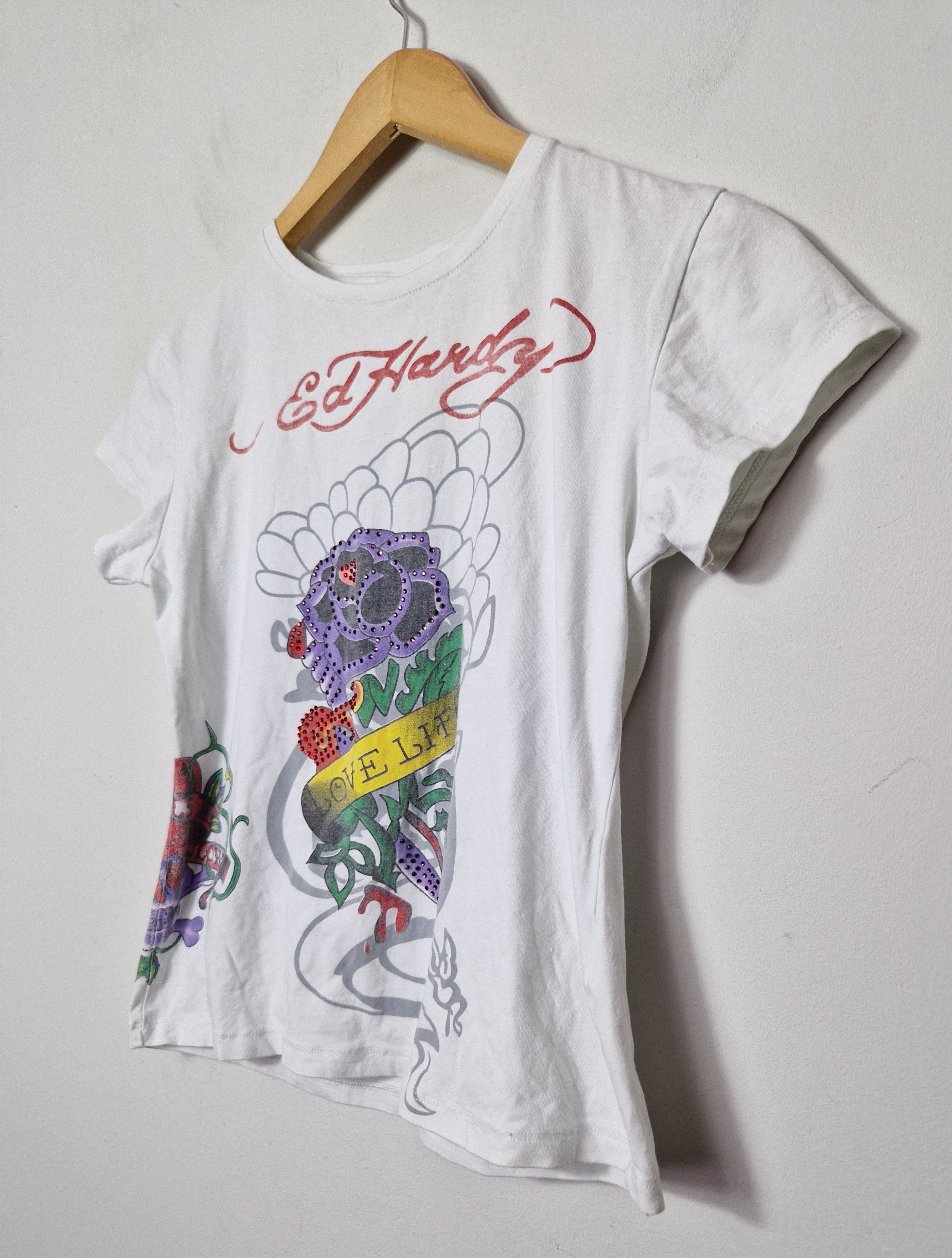 Ed Hardy × Vintage Ed Hardy vintage tee Size S / US 4 / IT 40 - 2 Thumbnail