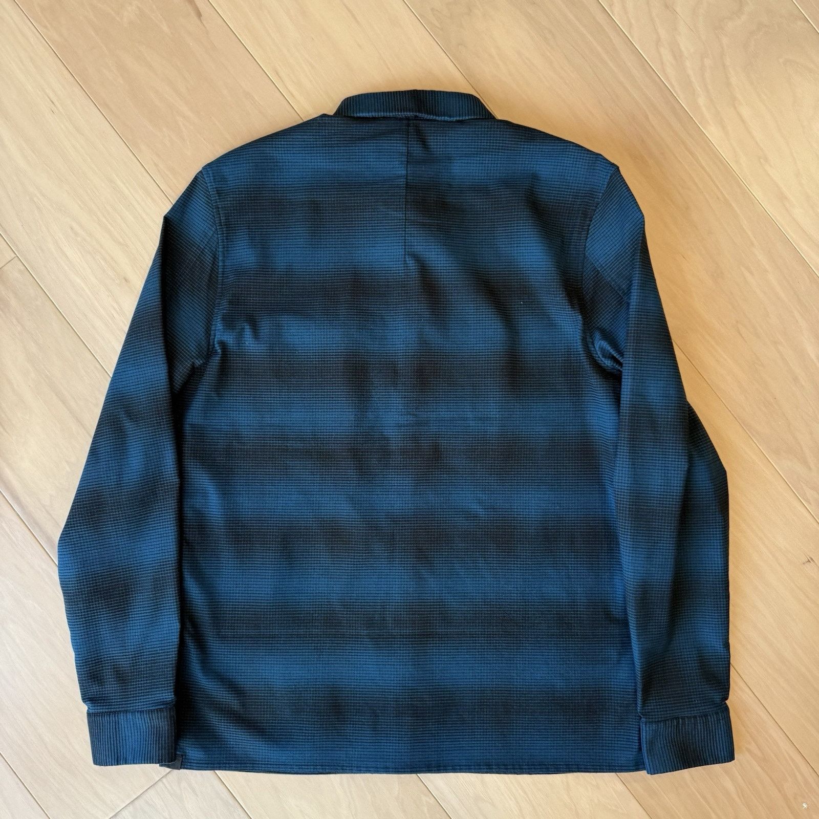 Lululemon Lululemon Mason Peak Flannel L Blue Black Casual Button Down Size US L / EU 52-54 / 3 - 7 Thumbnail