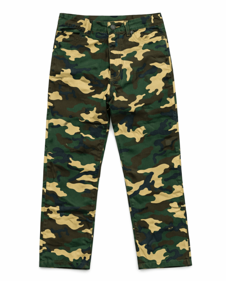 LUU DAN LU'U DAN Camoflage print cotton cordura Straight-Leg Jeans s Size US 34 / EU 50 - 1 Thumbnail