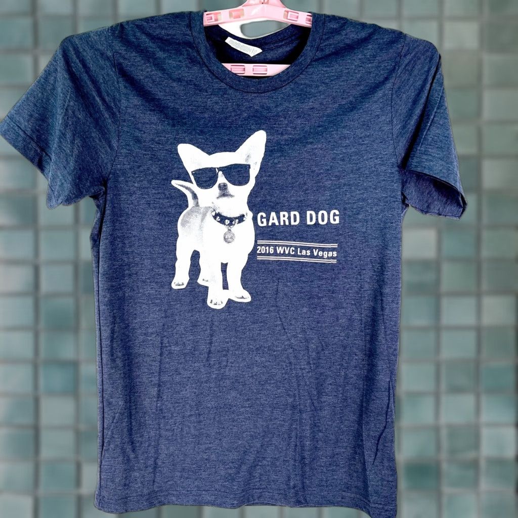 Vintage Bella + Canvas Mens T-Shirt Blue Graphic 2016 Gard Dog WVC Las Vegas Size M Size US M / EU 48-50 / 2 - 1 Thumbnail