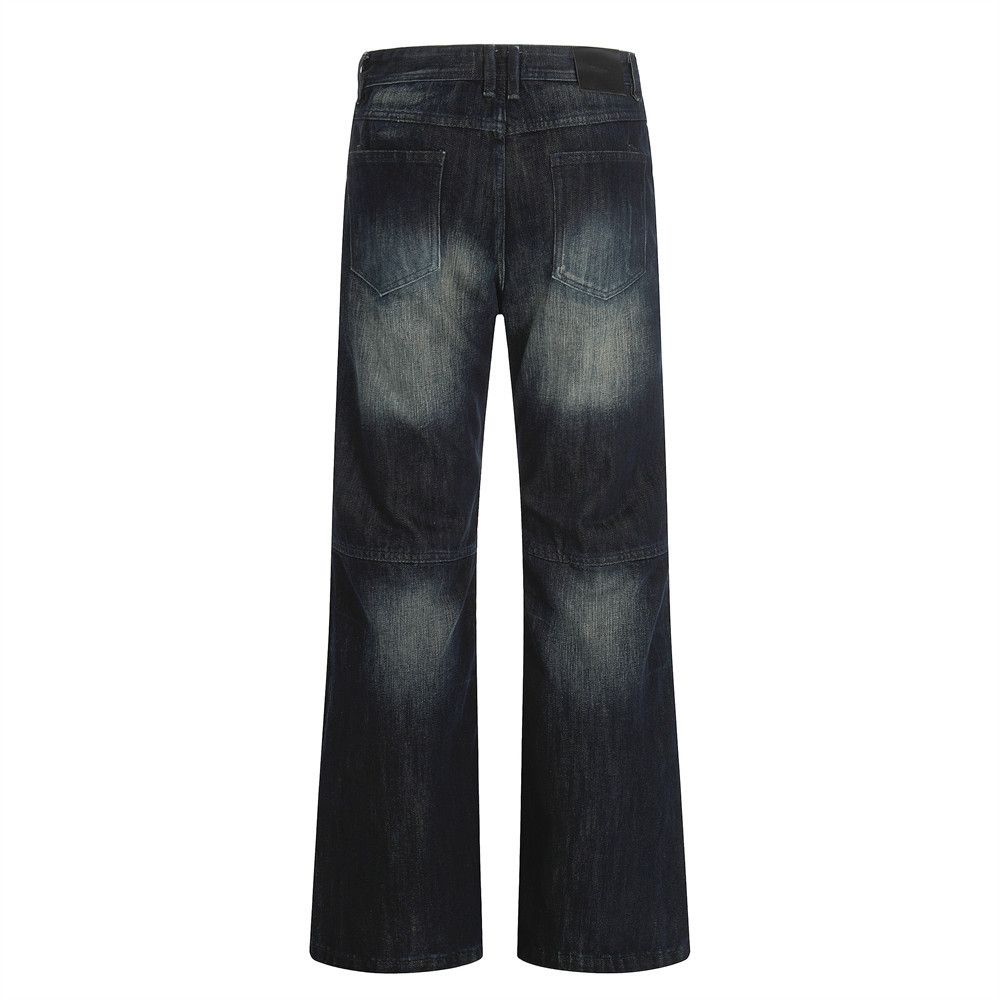 Vintage American retro men's distressed washed loose punk jeans Size US 32 / EU 48 - 2 Thumbnail