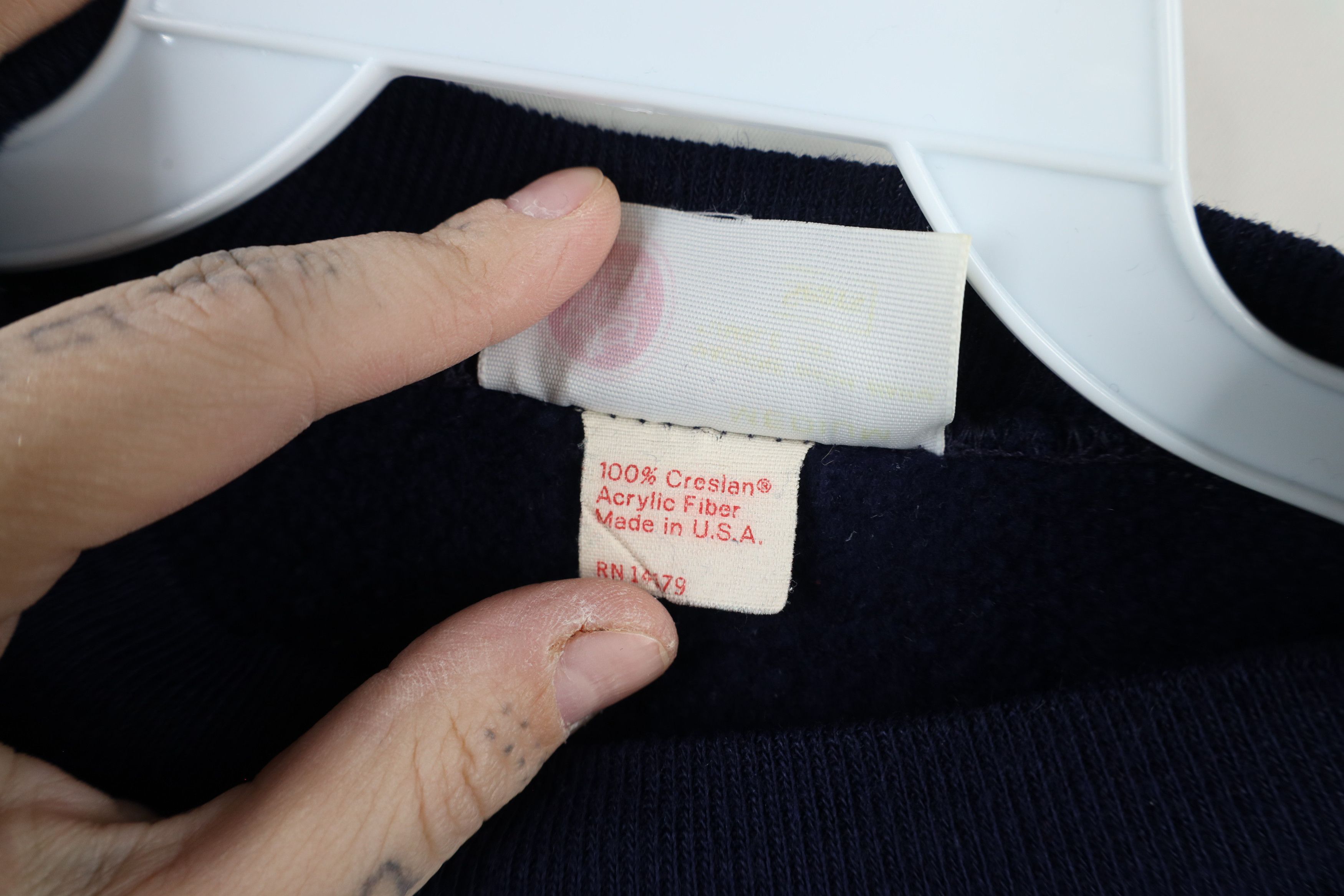 Vintage Vintage 70s Streetwear Gusseted Raglan Sweatshirt Blue USA Size US M / EU 48-50 / 2 - 5 Thumbnail