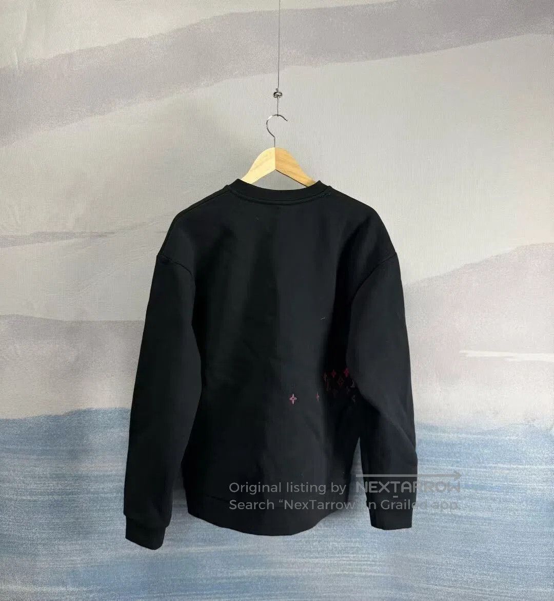 Louis Vuitton Louis Vuitton Black Gradient Embroidered Sweatshirt. Size US L / EU 52-54 / 3 - 3 Thumbnail