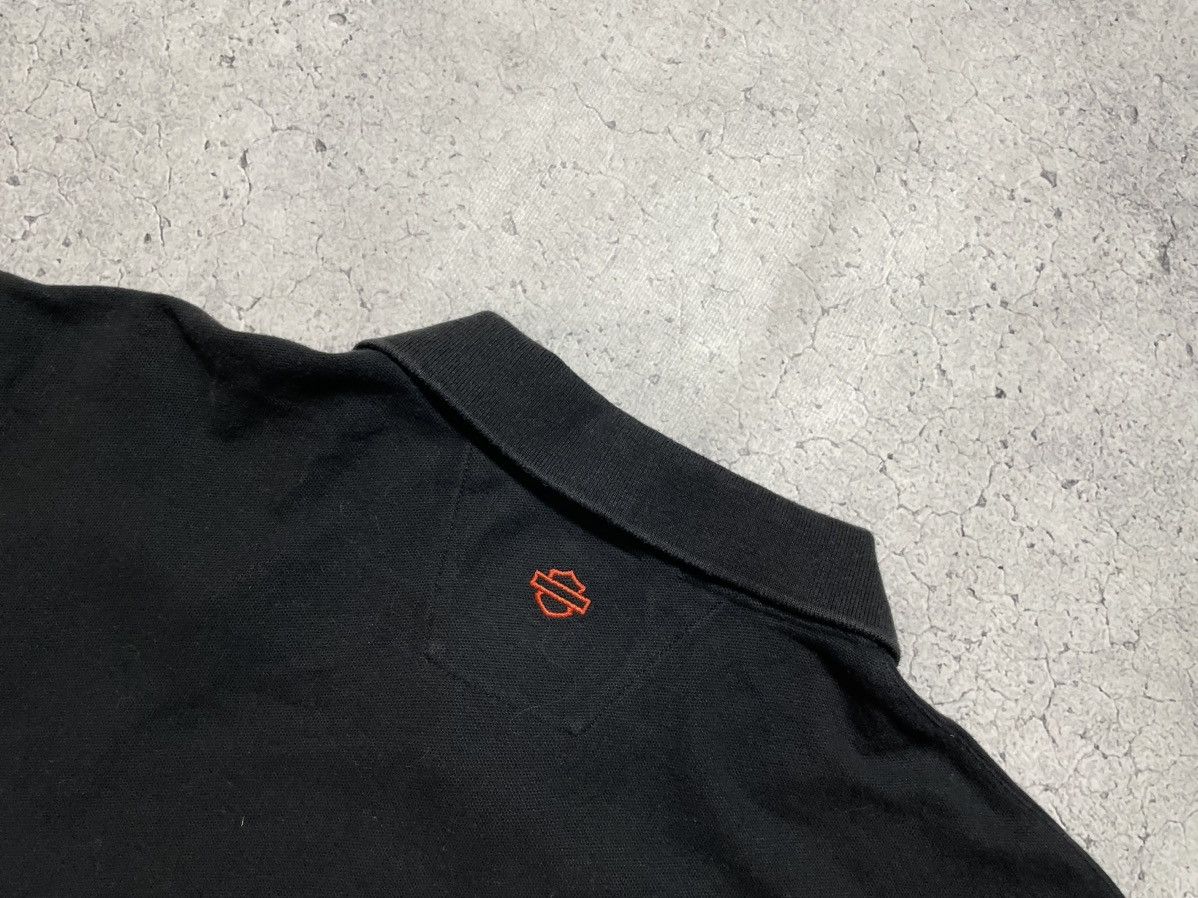 Harley Davidson × Vintage Vintage Harley Motor Davidson Polo Shirt Size US XL / EU 56 / 4 - 12 Thumbnail