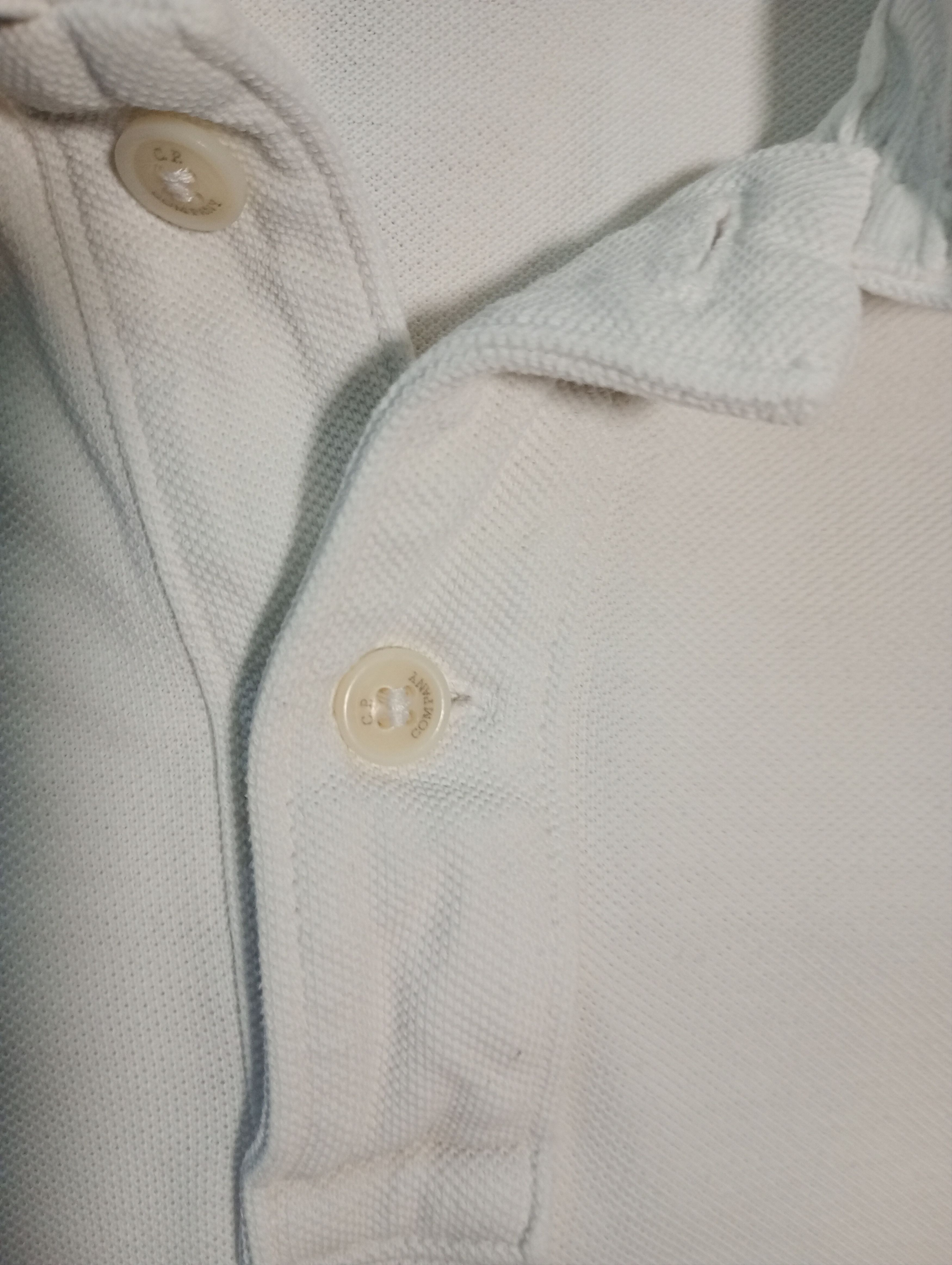 C.P. Company C.P.Company Polo Shirt White Size US M / EU 48-50 / 2 - 9 Thumbnail
