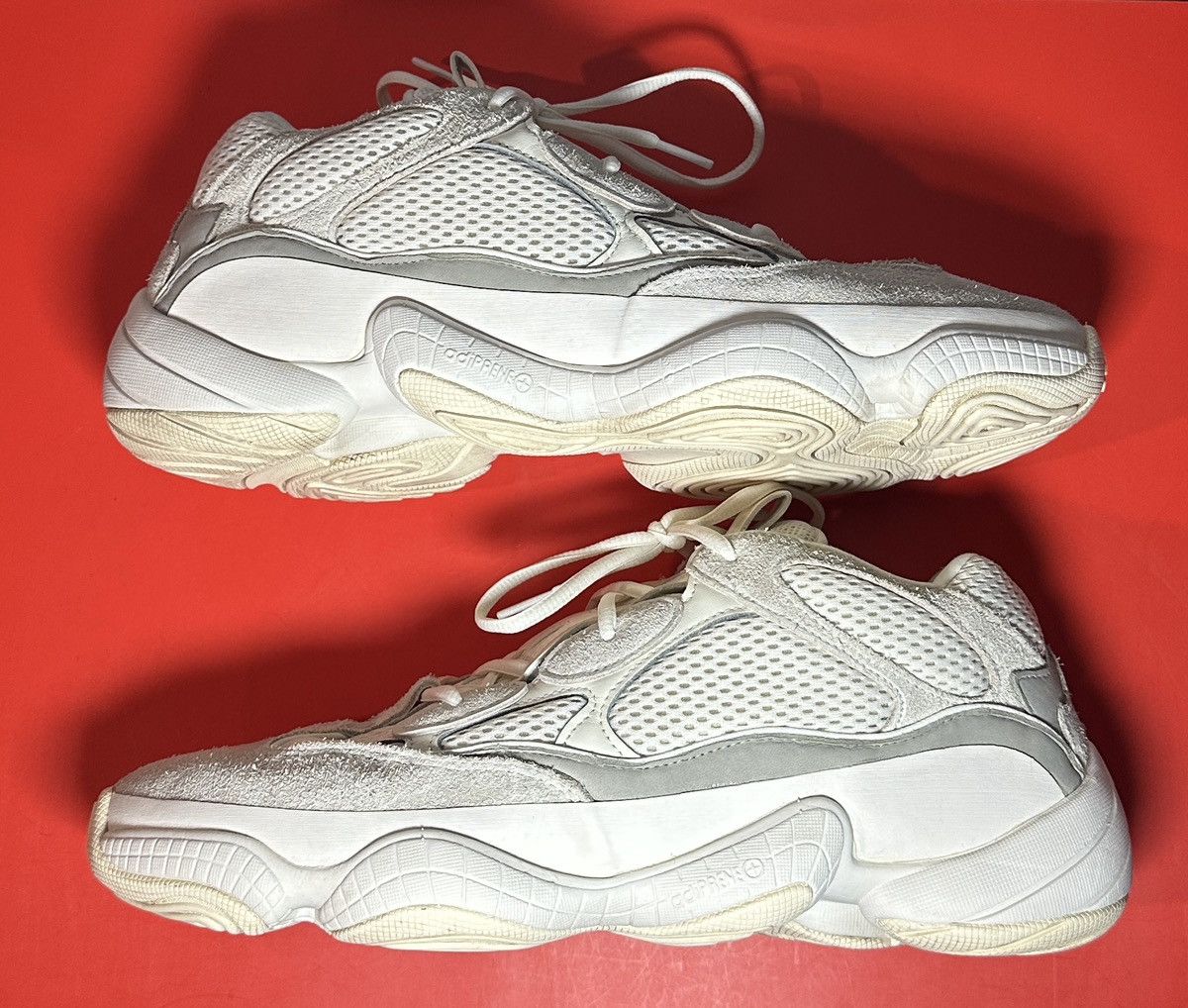 Yeezy Size 12.5 - Adidas Yeezy 500 Bone White Size US 12.5 / EU 45-46 - 2 Thumbnail