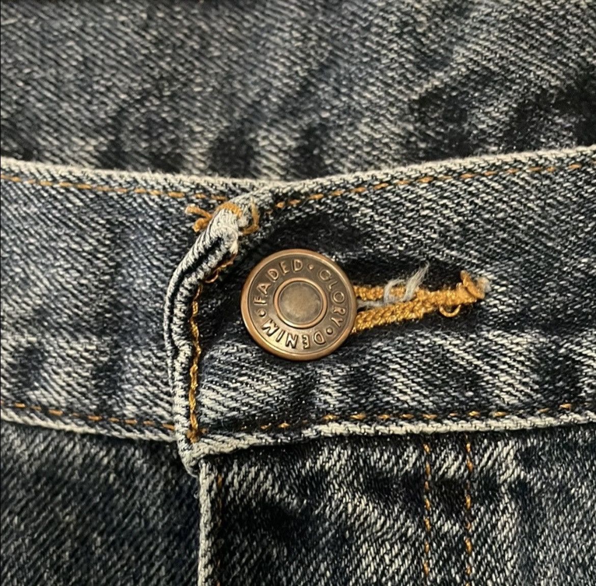 Faded Glory Faded Glory Blue Straight Fit Jeans Size US 38 / EU 54 - 3 Thumbnail