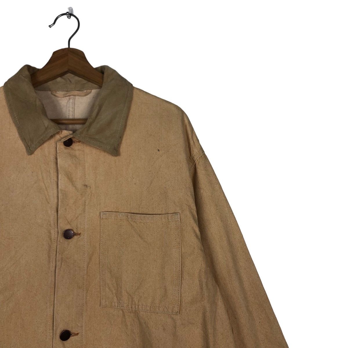 Japanese Brand 🔥Vintage Chore Jacket GU Japan Issey Miyake Design Size US L / EU 52-54 / 3 - 6 Thumbnail