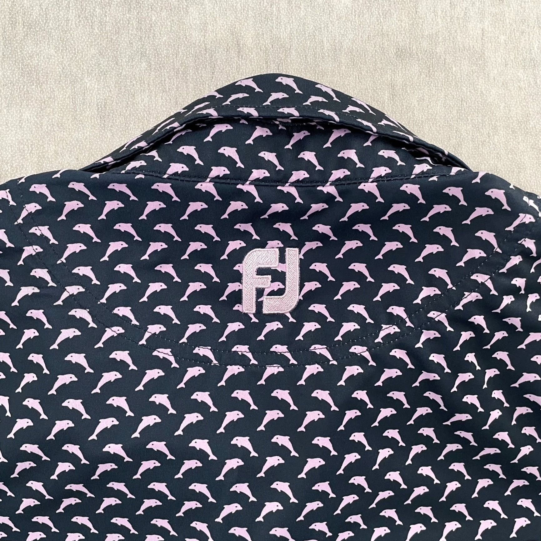 Footjoy FootJoy Polo Shirt Adult M Medium Blue Polo Dolphin Print Waikoloa Hawaii Golf Mens Size US M / EU 48-50 / 2 - 4 Thumbnail