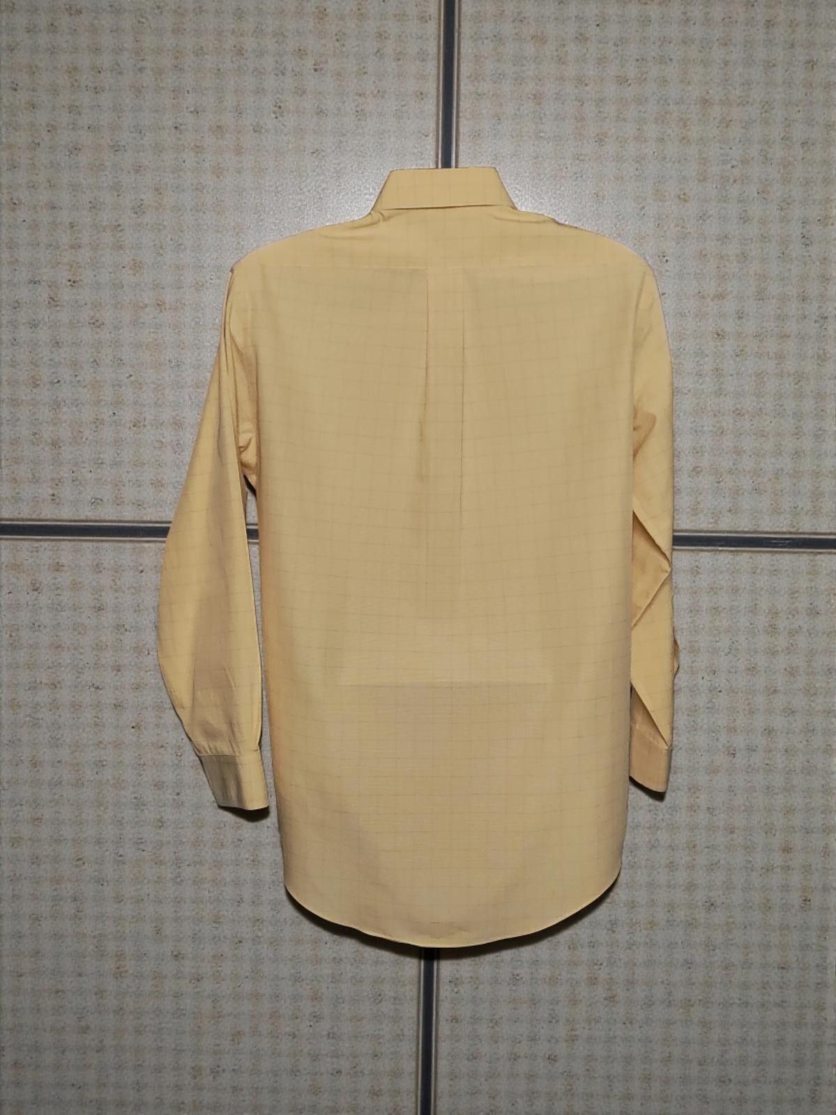 Brooks Brothers Brooks Brothers Men's Yellow Non-Iron All-Cotton Dress Shirt Size 38R - 5 Thumbnail
