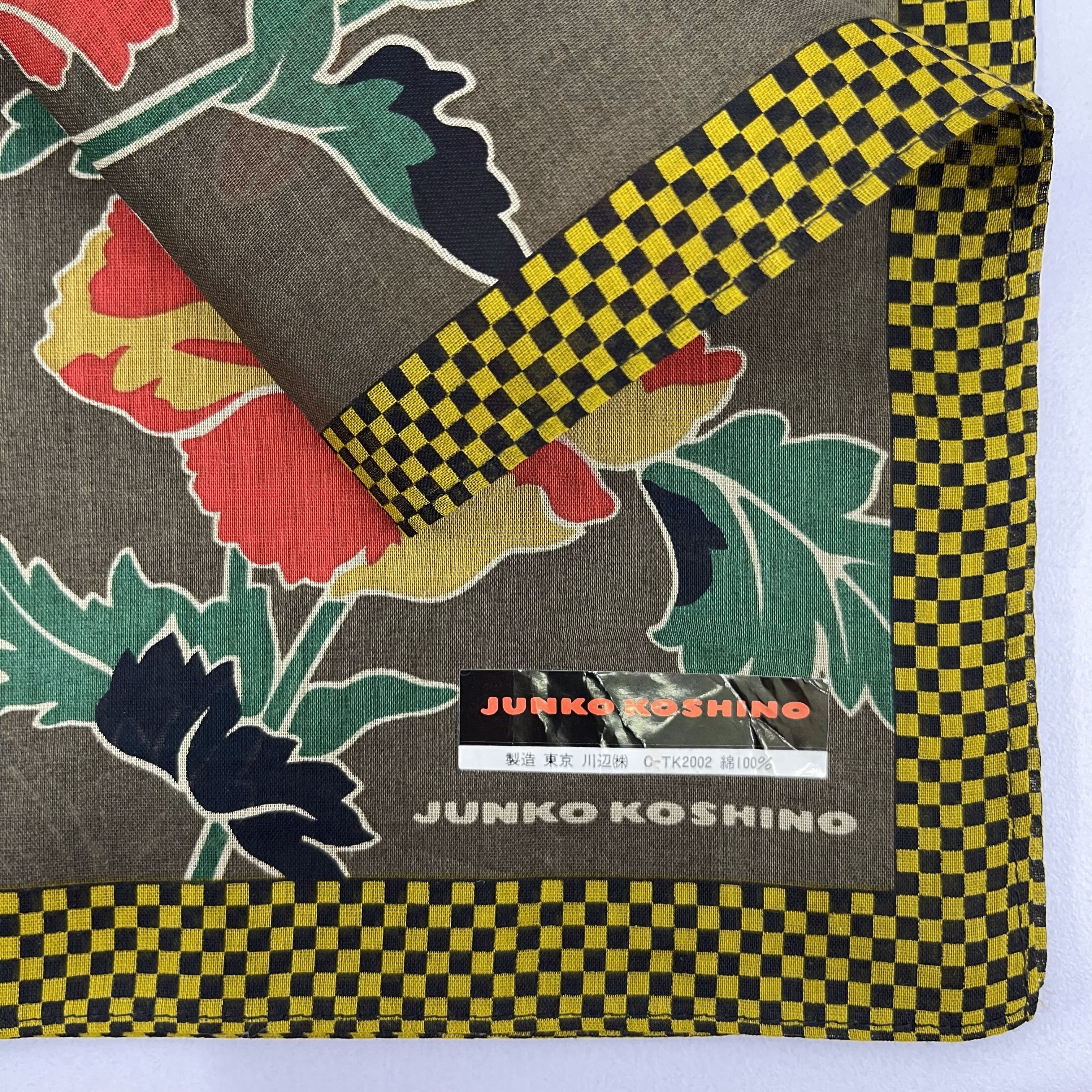 Japanese Brand Junko Koshino Handkerchief / Neckerchief / Bandana - 4168 Size ONE SIZE - 3 Thumbnail