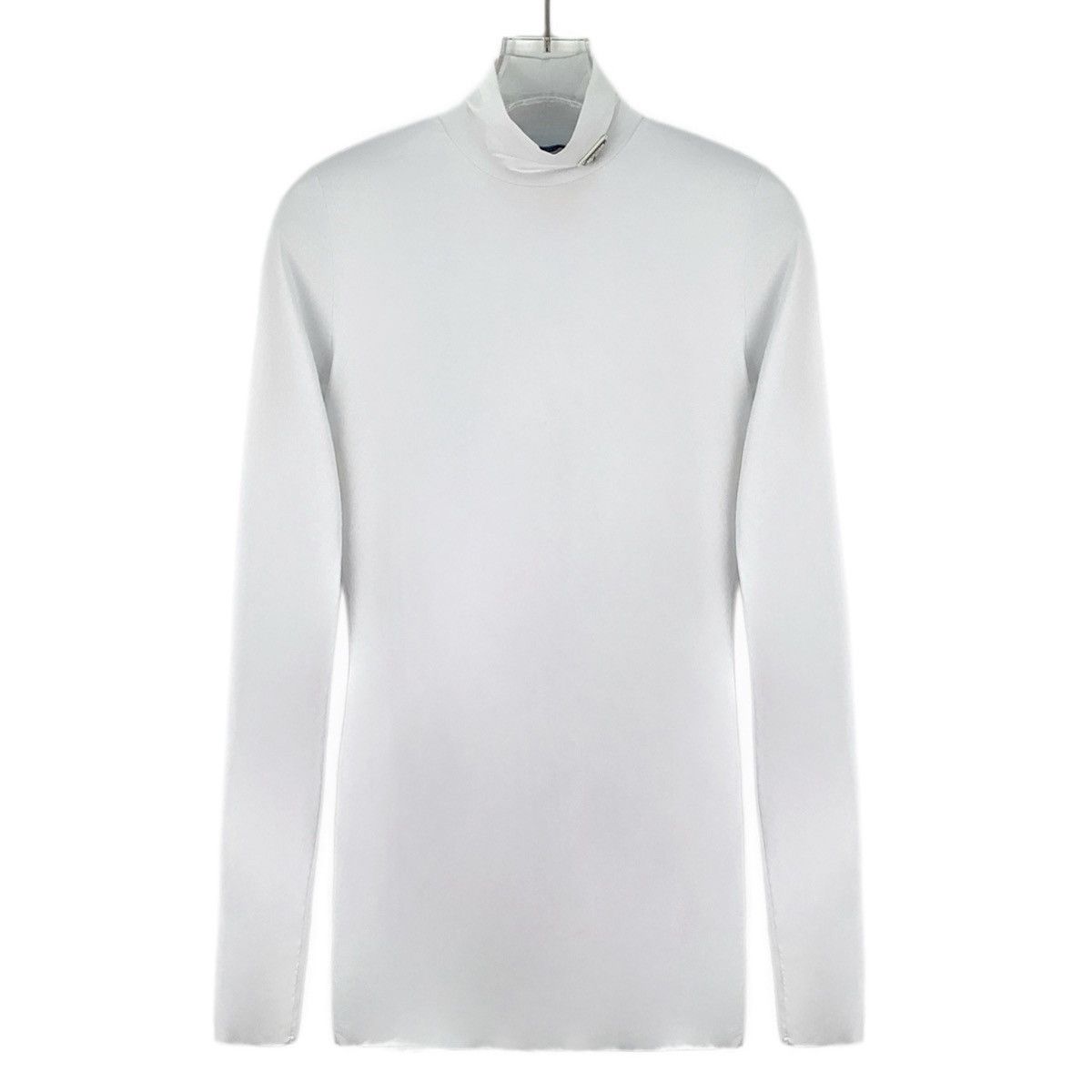 Prada Prada Triangle Logo Long Sleeve Base Layer T-shirt K26WX Size M / US 6-8 / IT 42-44 - 1 Thumbnail